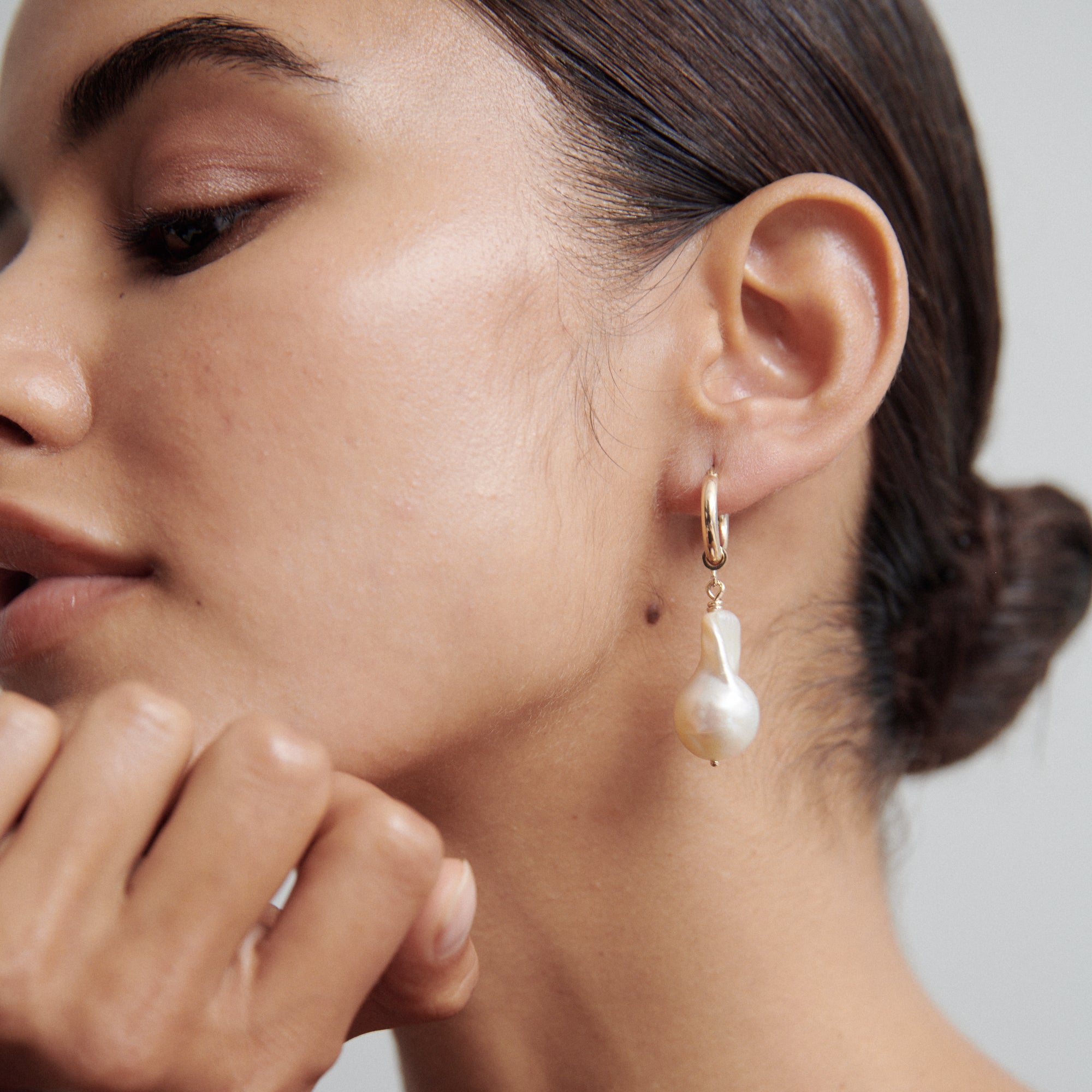 Bold Baroque Pearl Earrings