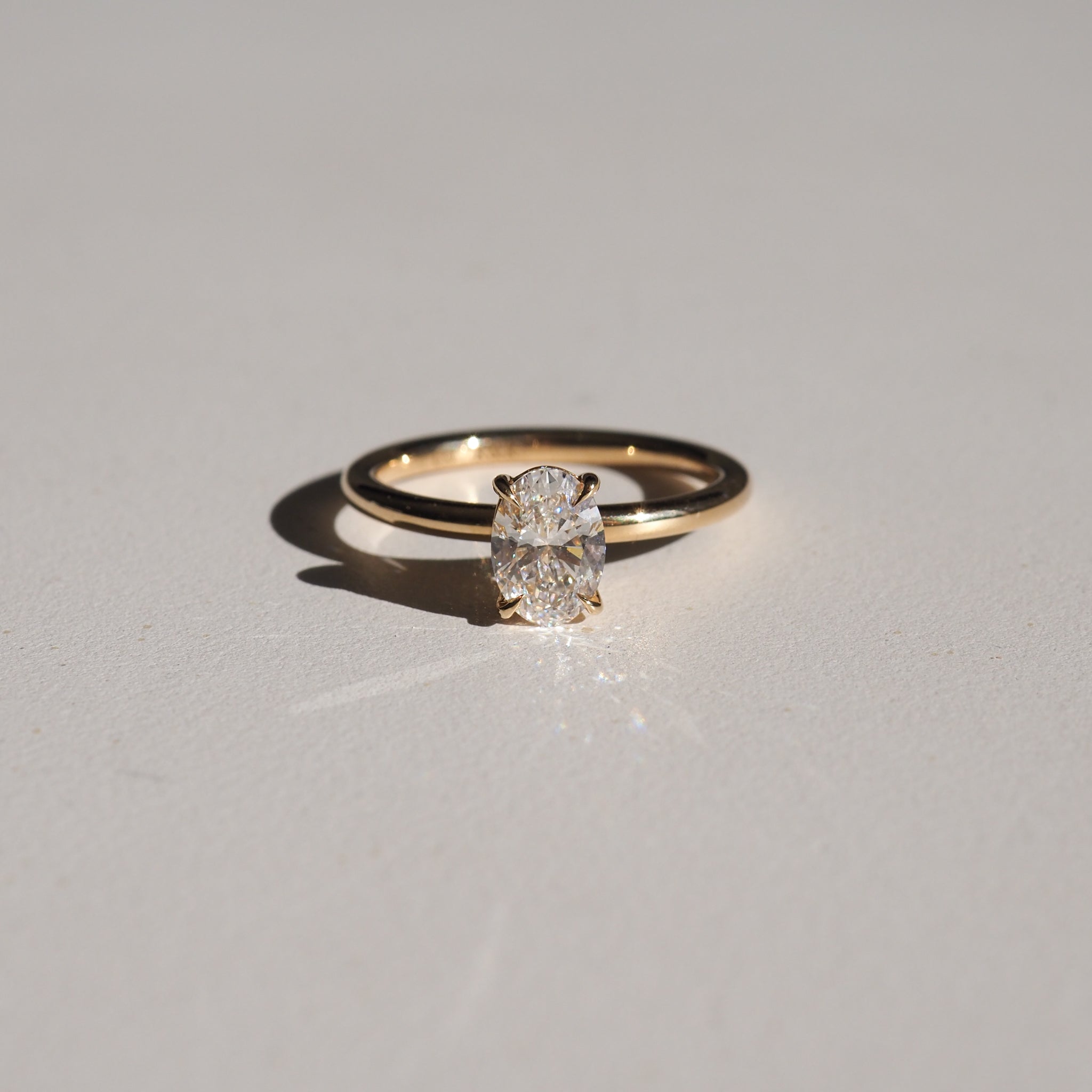 1ct oval shop engagement ring