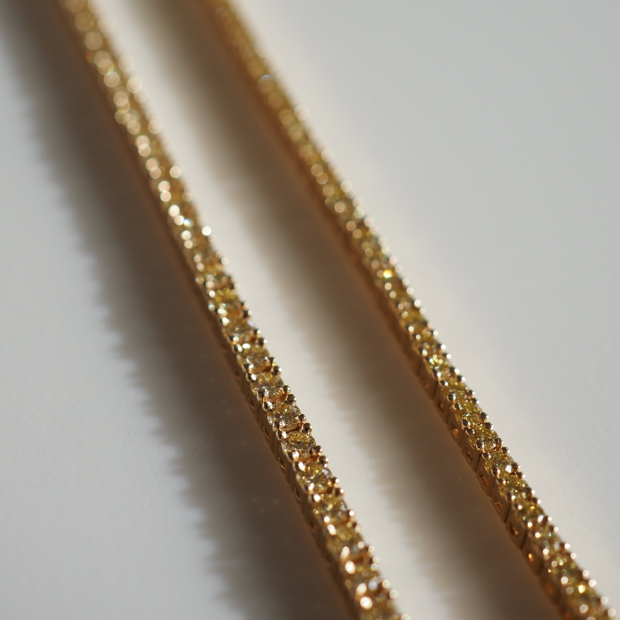 Yellow Lab-Grown Diamond Tennis Bracelet