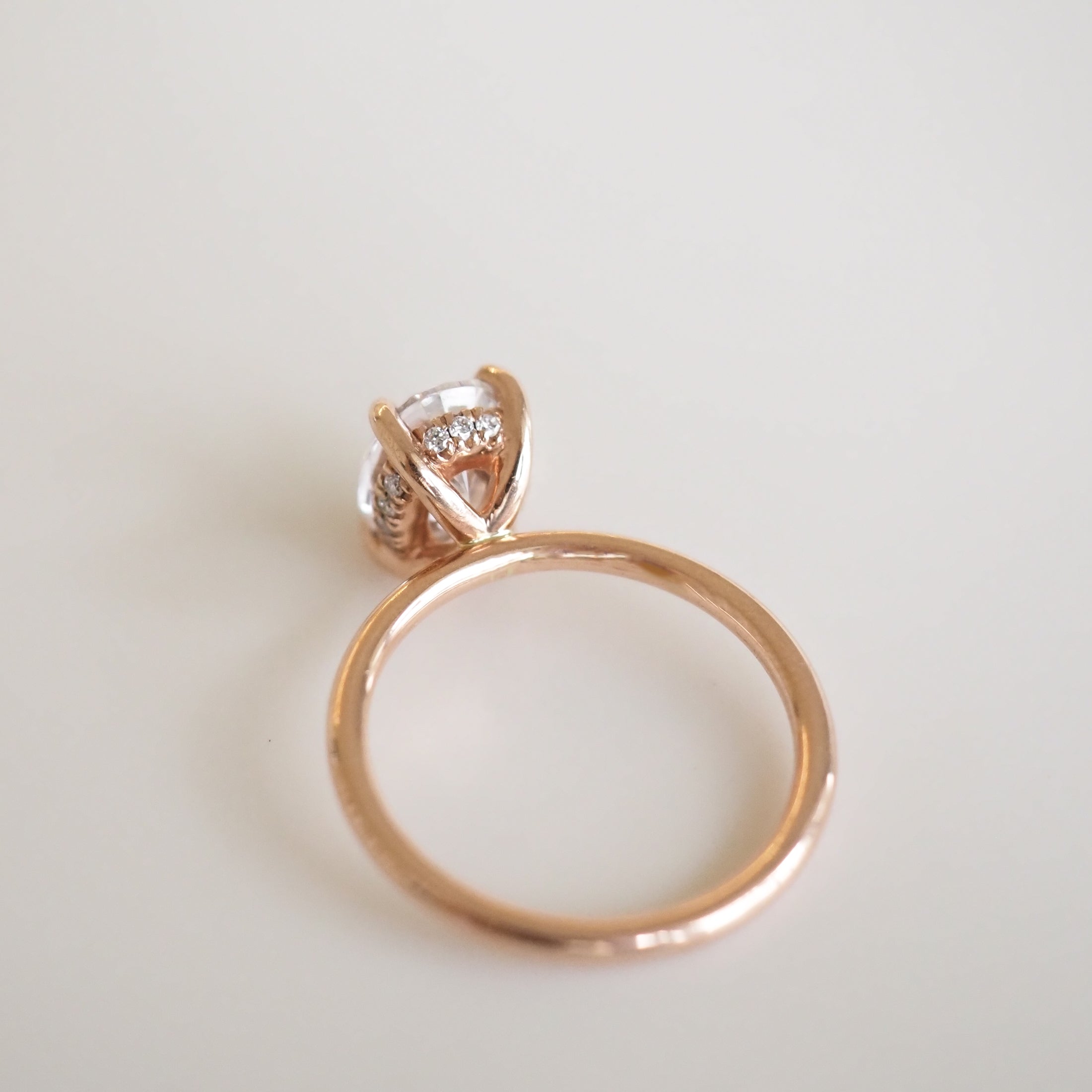 Clara Hidden Halo Ring | 2ct Cubic Zirconia Proposal Ring