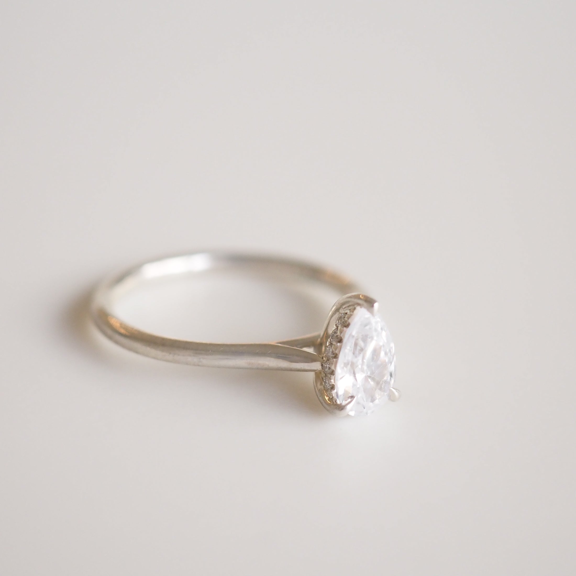 Lyla Hidden Halo Ring | 1ct Cubic Zirconia Proposal Ring