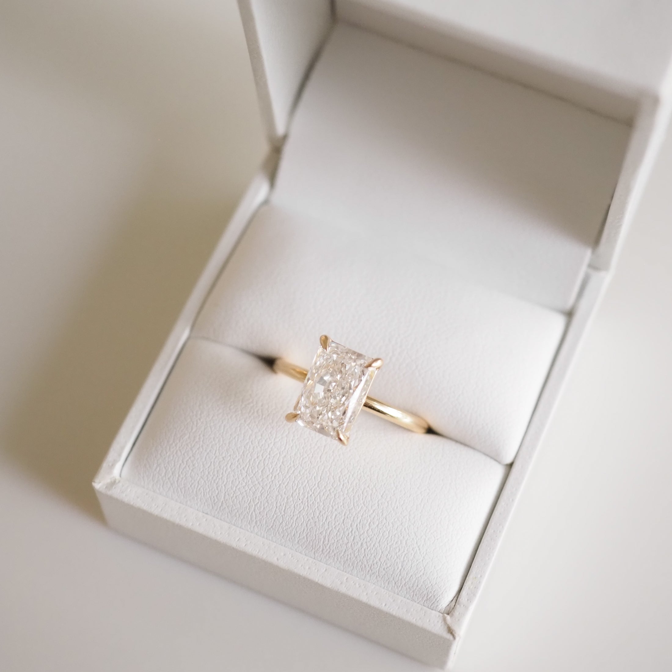 Rhea | 3ct Radiant Lab-Grown Diamond Ring