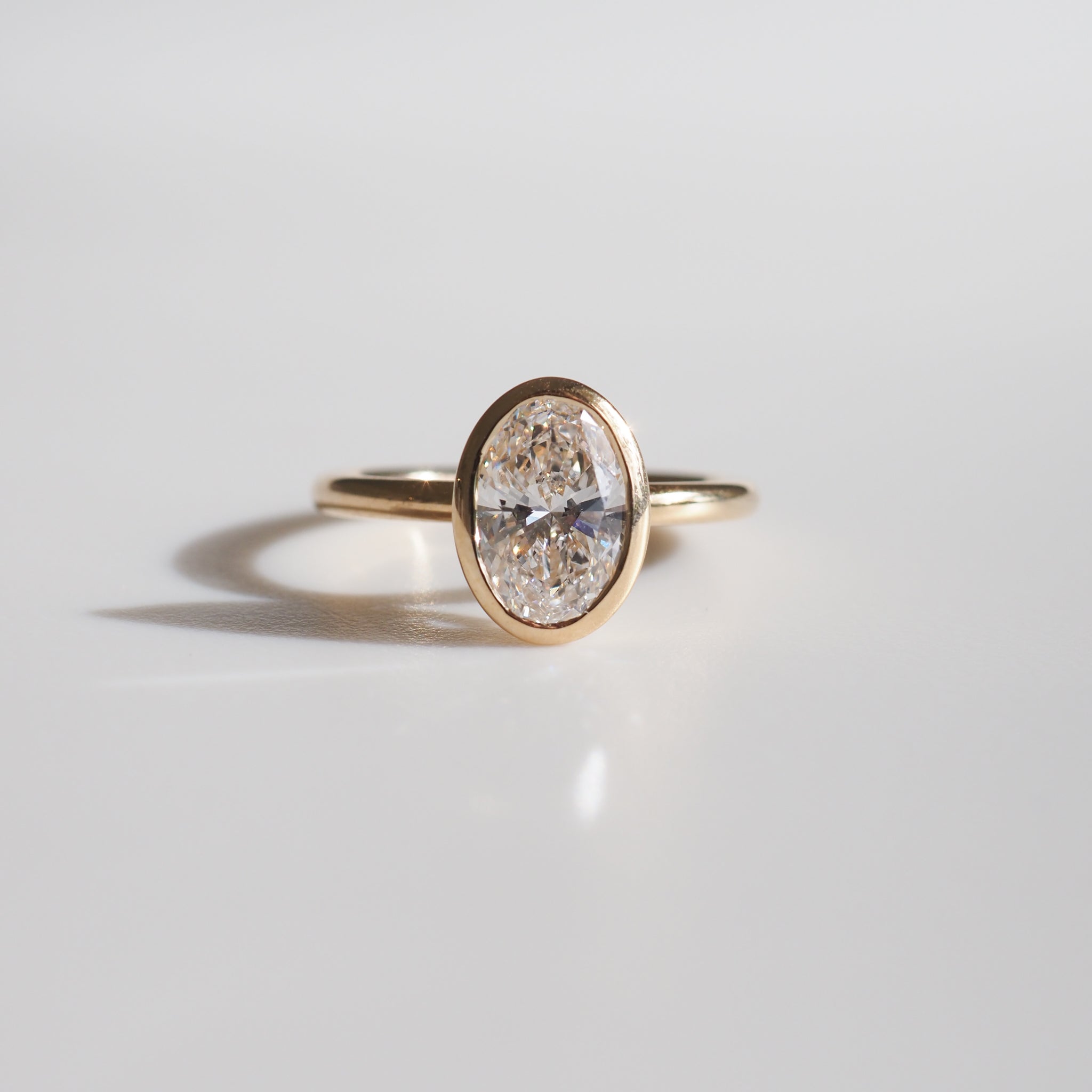 Vyla | 1.52ct Oval Diamond Engagement Ring Ready To Wear