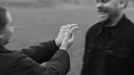 Clara Proposal Ring - oval lab-grown diamond solitaire by Kate & Kole