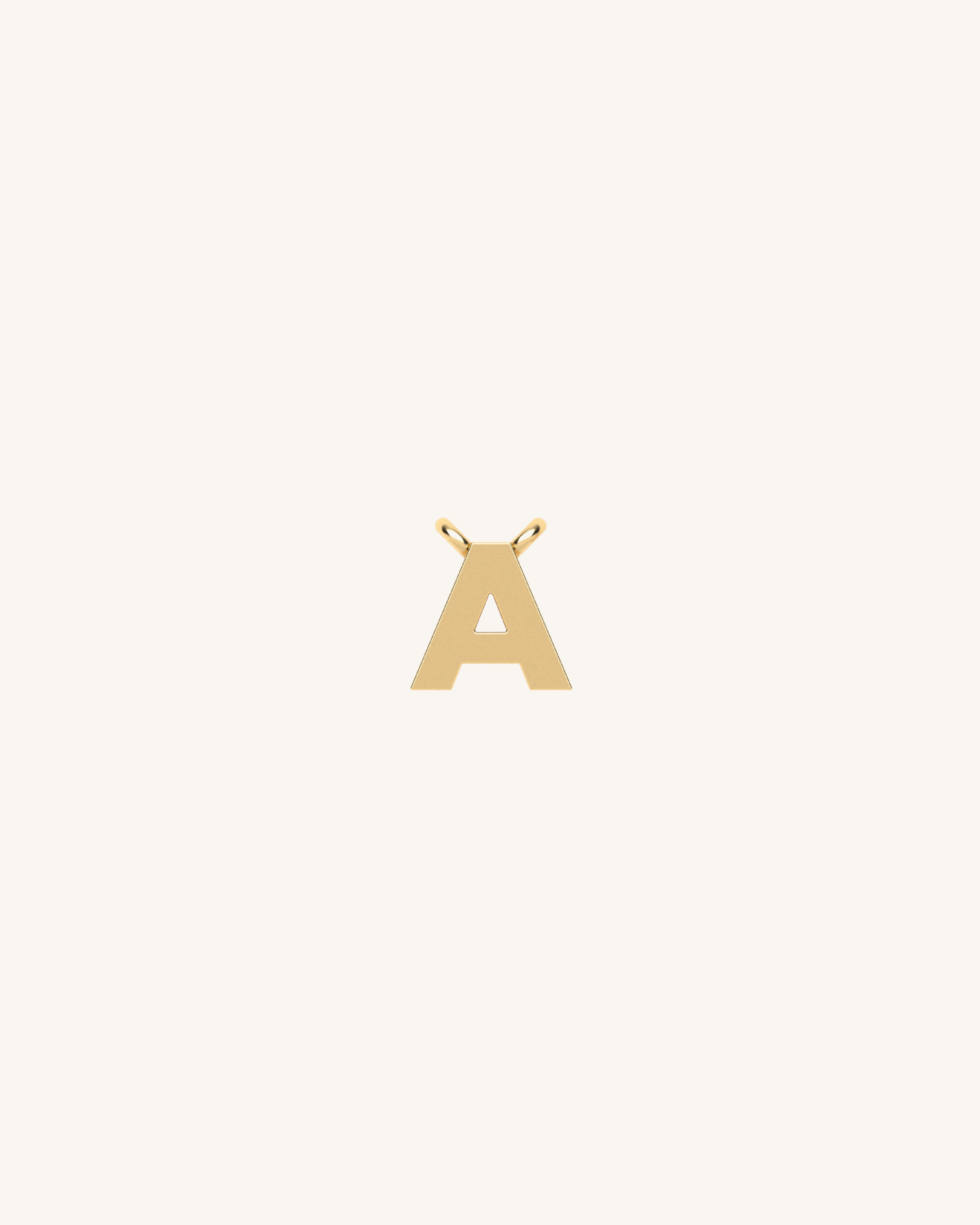 Fixed Letter Charm | Add To Your Piece