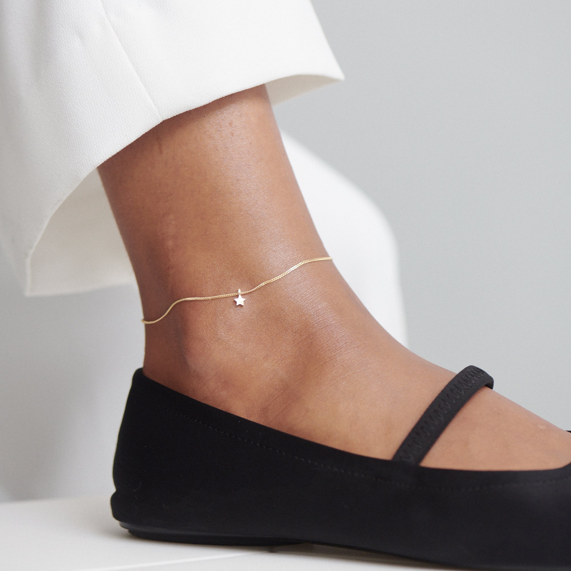 Tiny Star Dangle Anklet