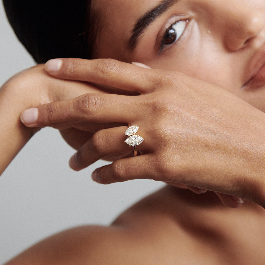 Duet | Marquise Lab-Grown Diamond Engagement Ring