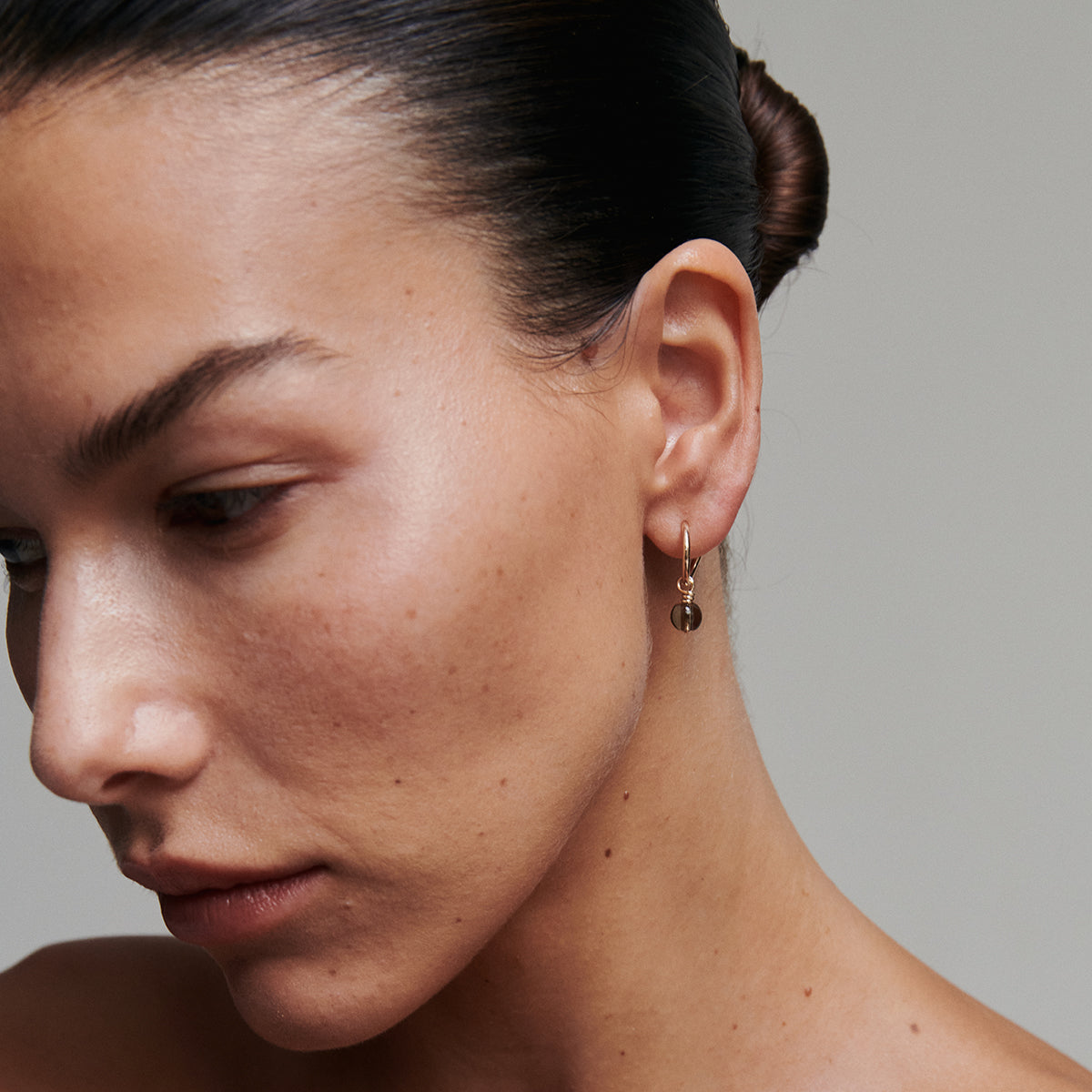 Tiny Quartz Earrings