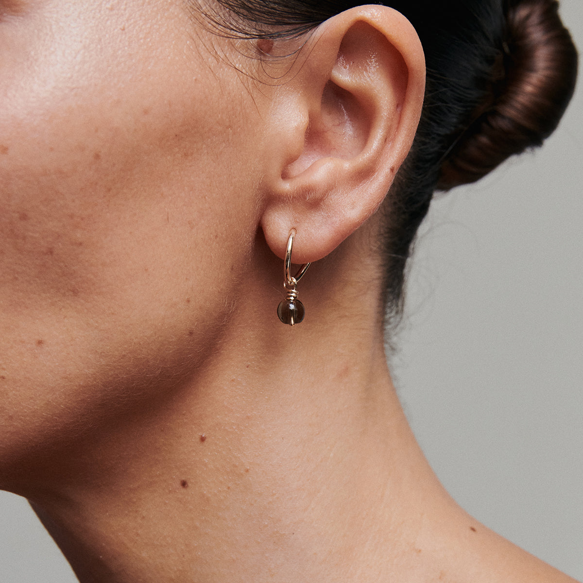 Tiny Quartz Earrings