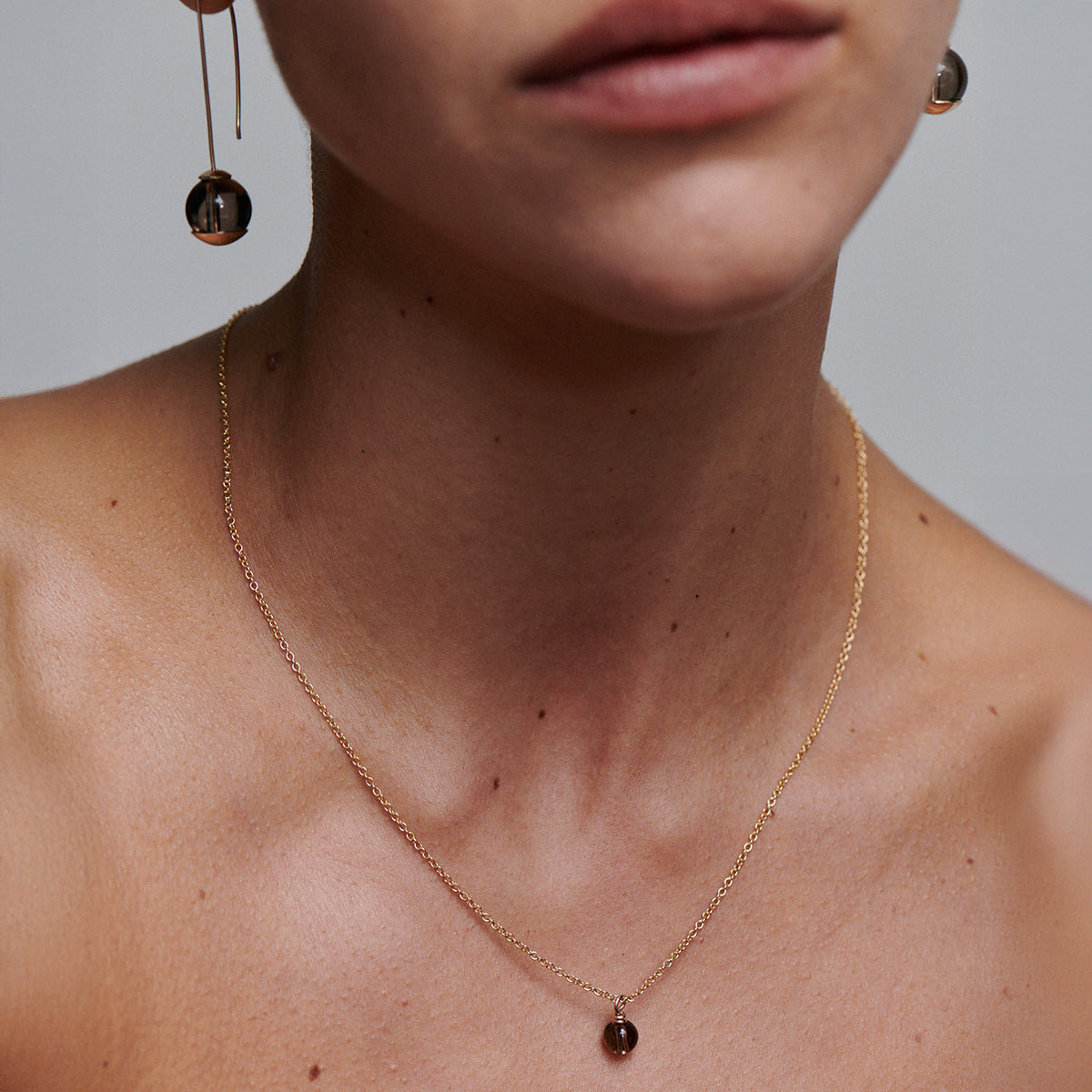 Tiny Quartz Necklace