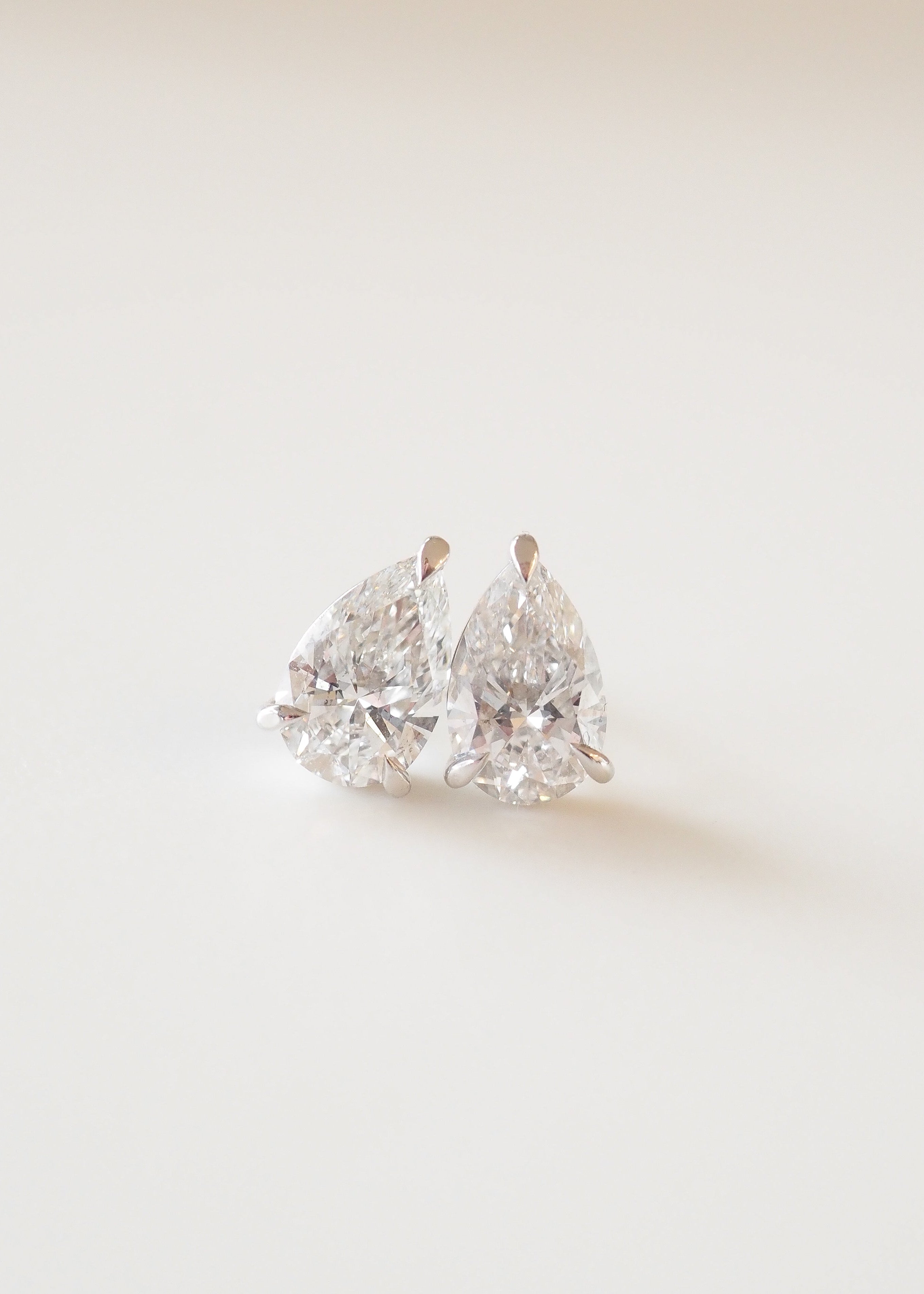 Pear Studs | 2.00ct Pear Lab-Grown Diamond Earrings