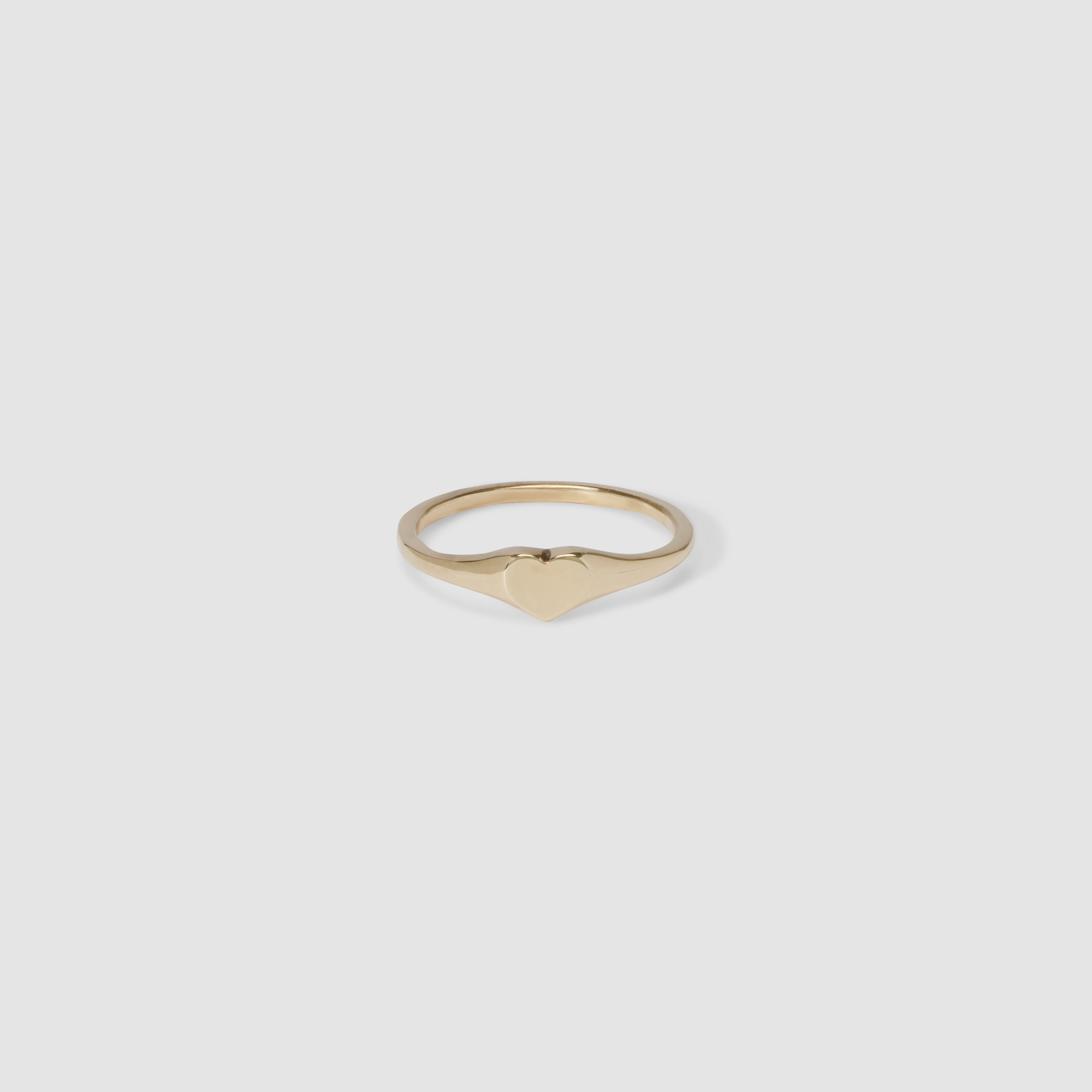 Mini Heart Signet Ring | Personalised Engraving – Kate & Kole