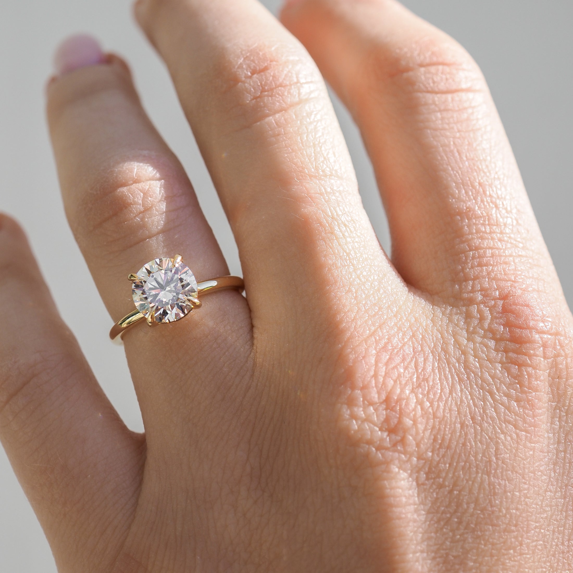 Cleo | Round Solitaire Lab-Grown Diamond Engagement Ring