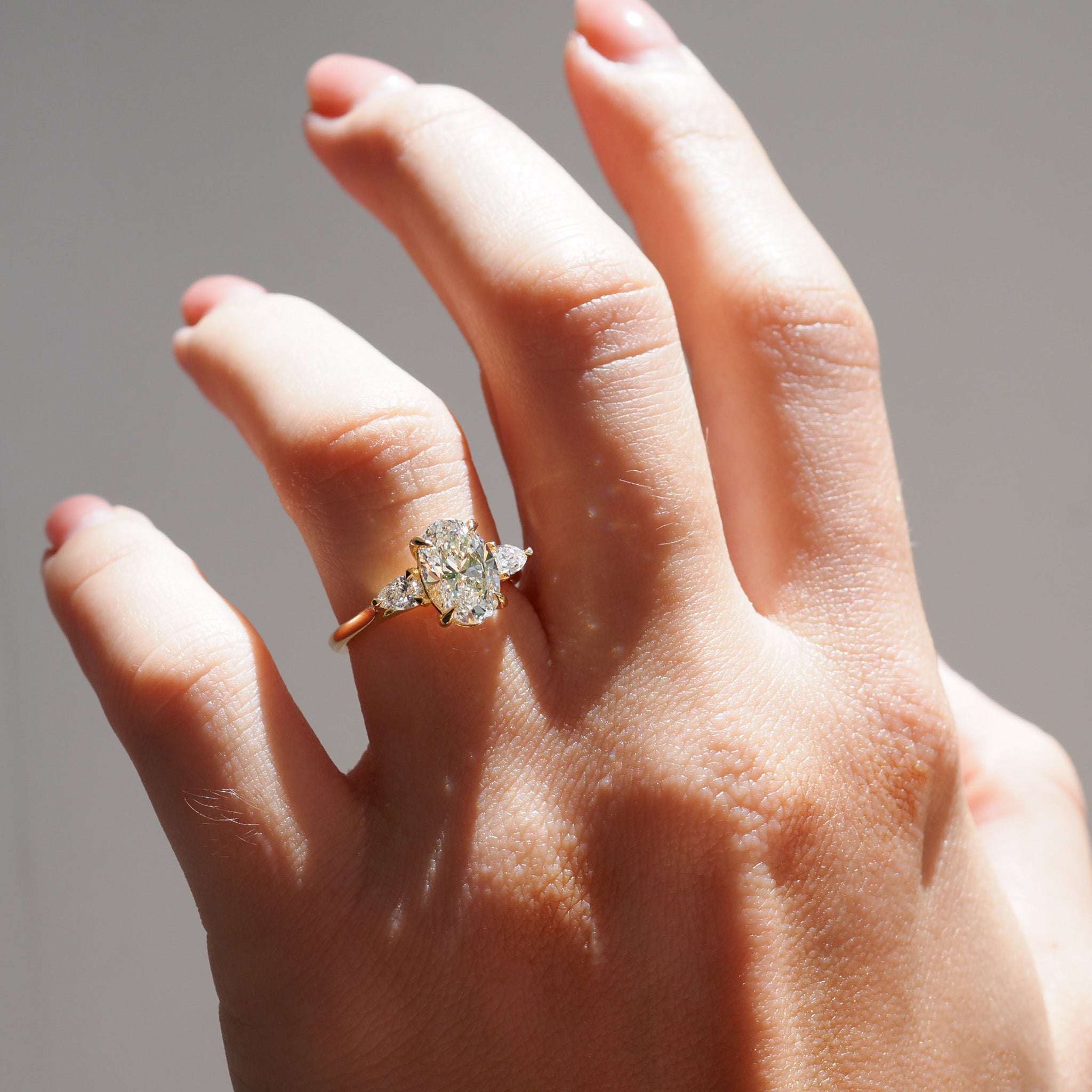 Ania | 2.3ct Oval & Pear Lab-Grown Diamond Ring