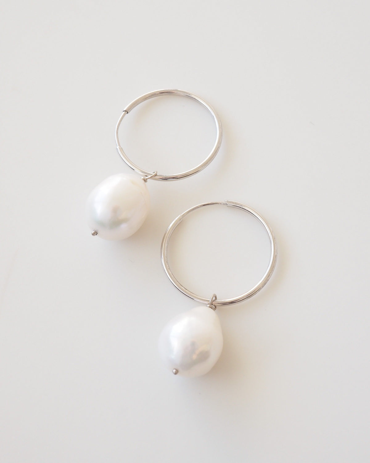 Wrapped Pearl Sleepers | Archive Pearl Earrings