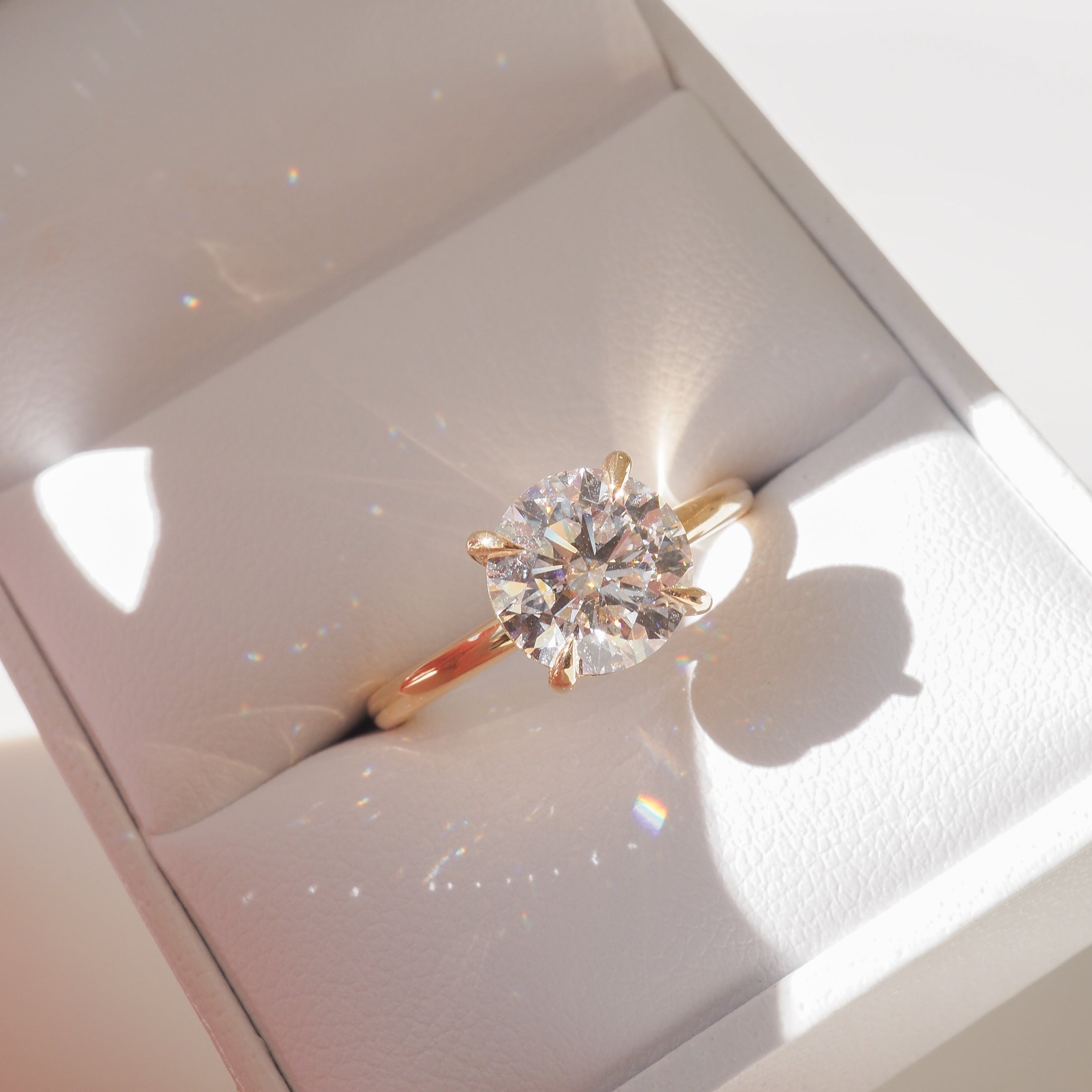 Cleo | Round Solitaire Lab-Grown Diamond Engagement Ring