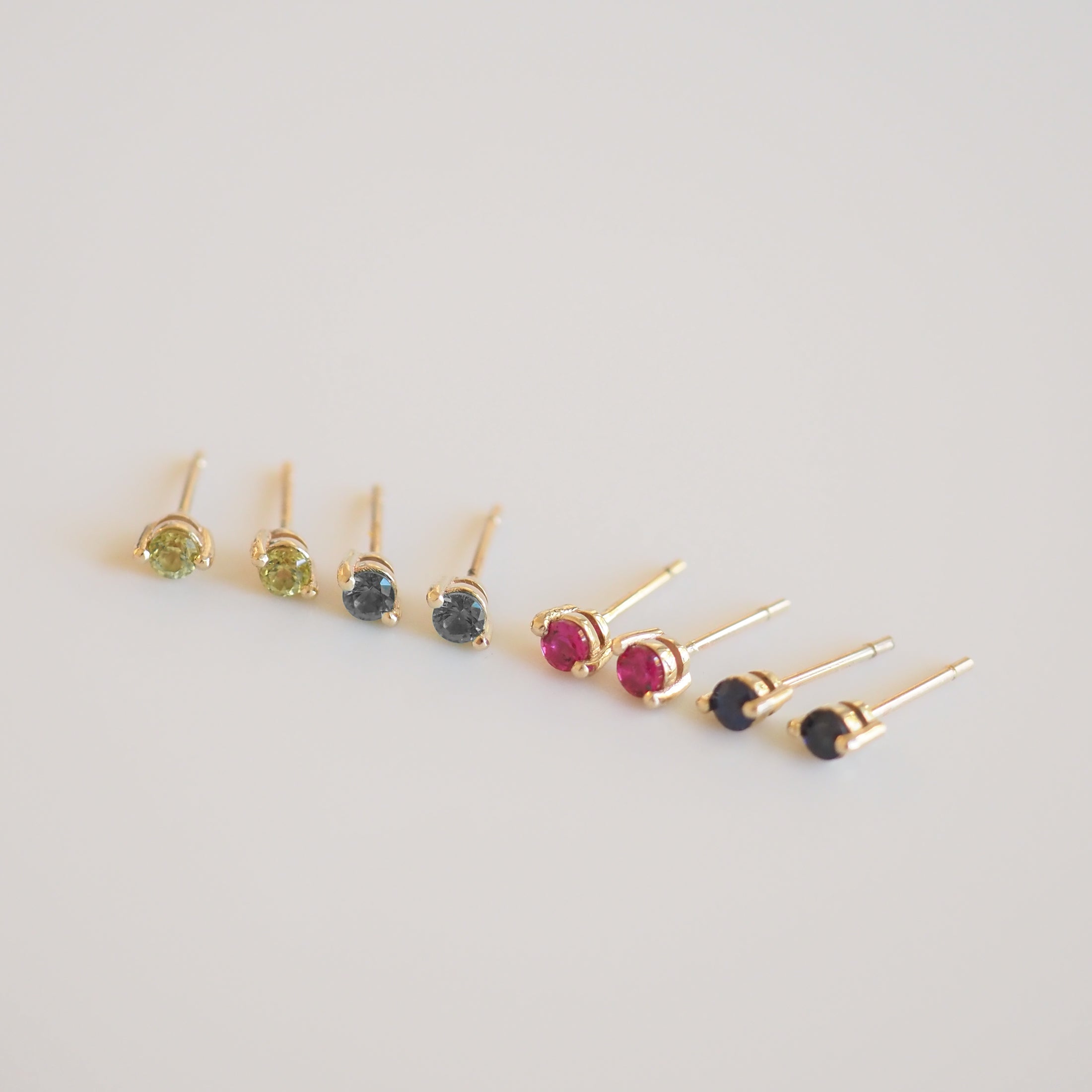 Birthstone Studs | Archive Earrings