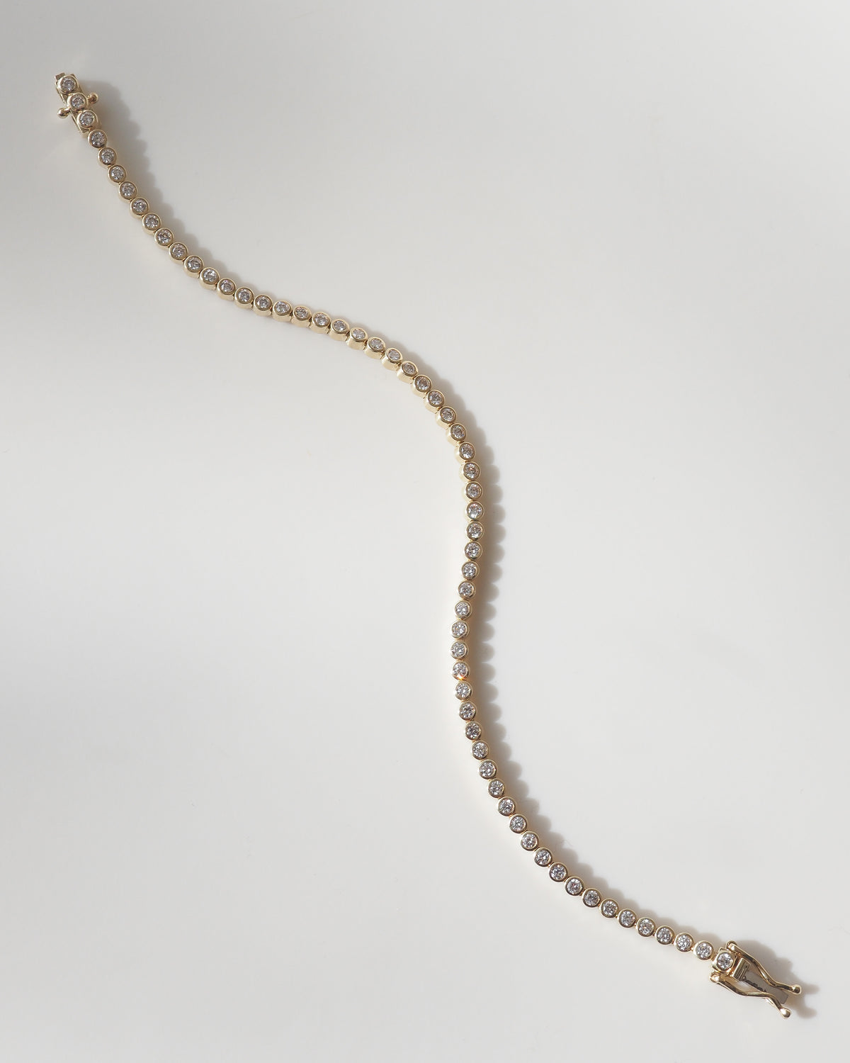 Round Bezel Tennis Bracelet | 2ct Tennis Bracelet