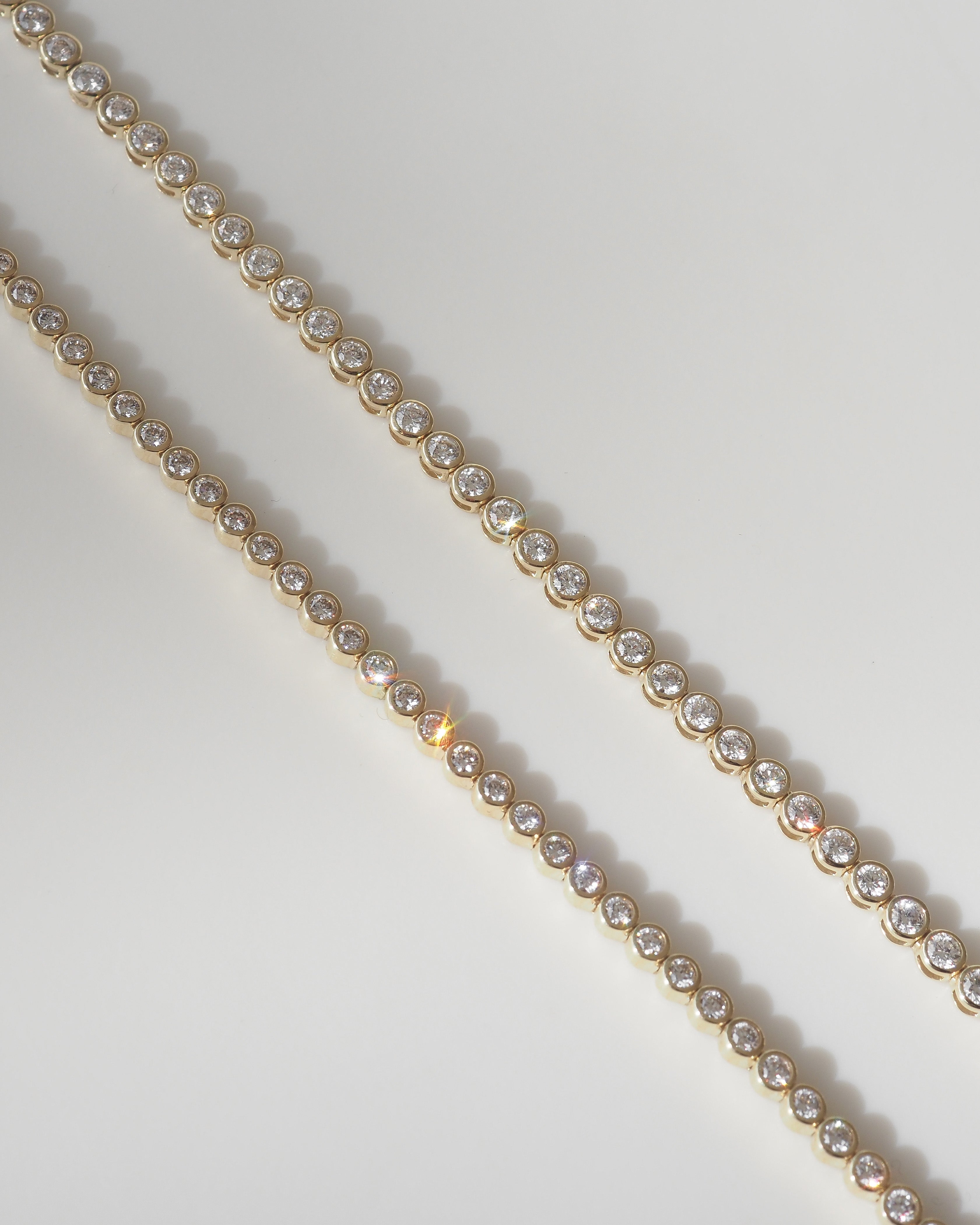 Round Bezel Tennis Bracelet | 3ct Tennis Bracelet