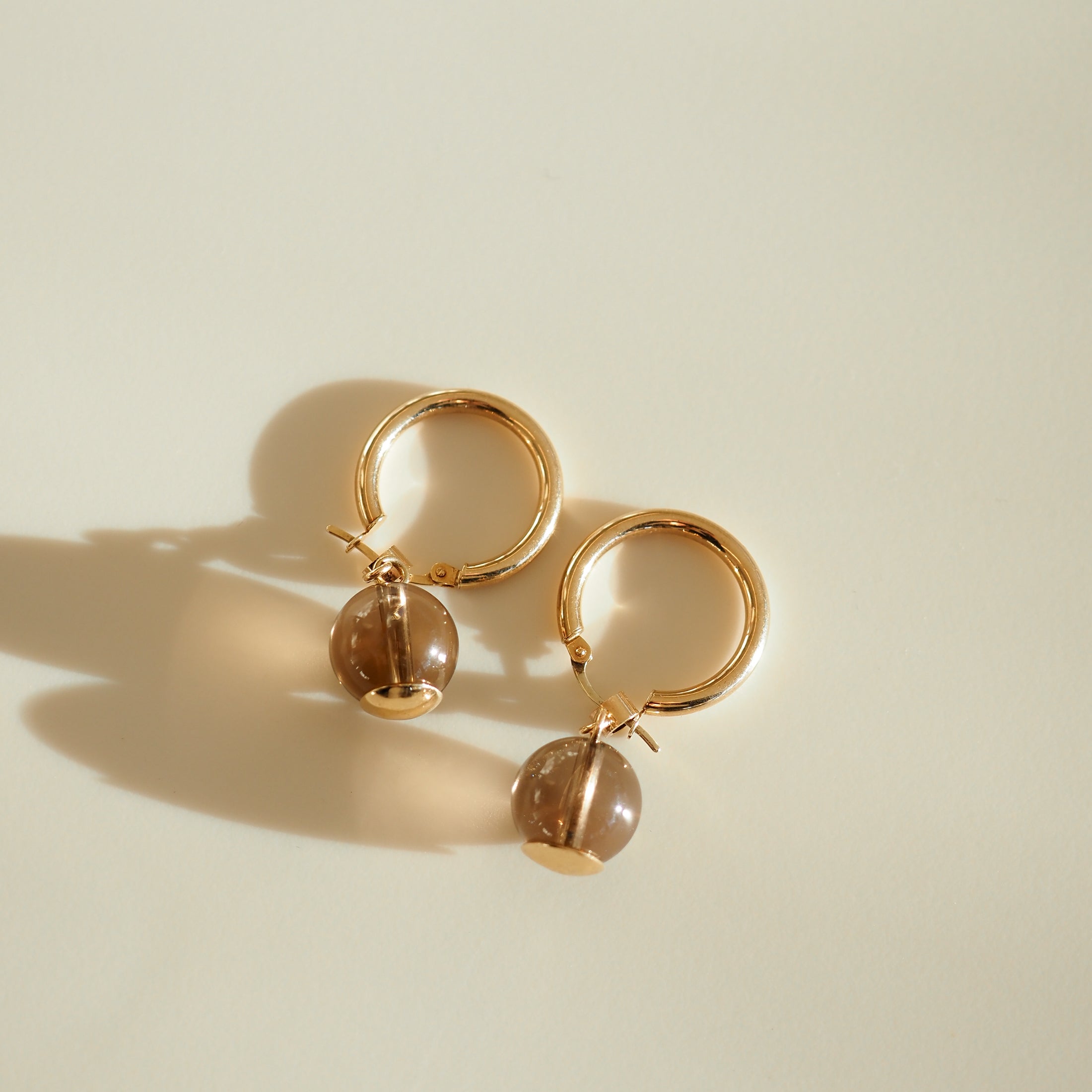 Bold Quartz Hoops