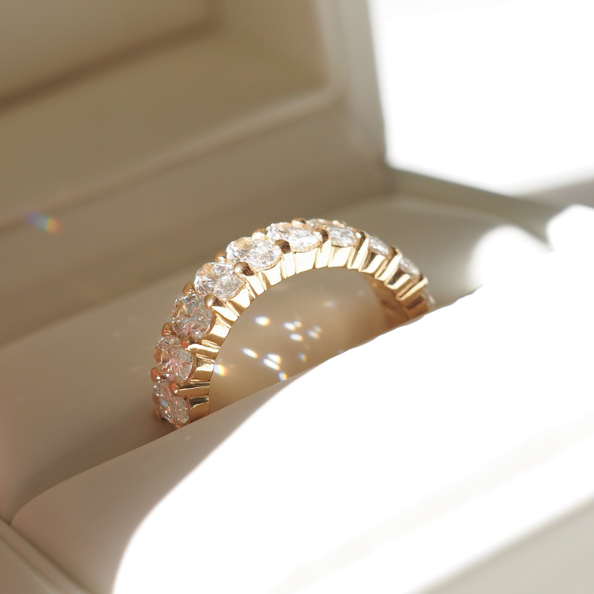 Camille Half Set | Medium Oval Diamond Ring