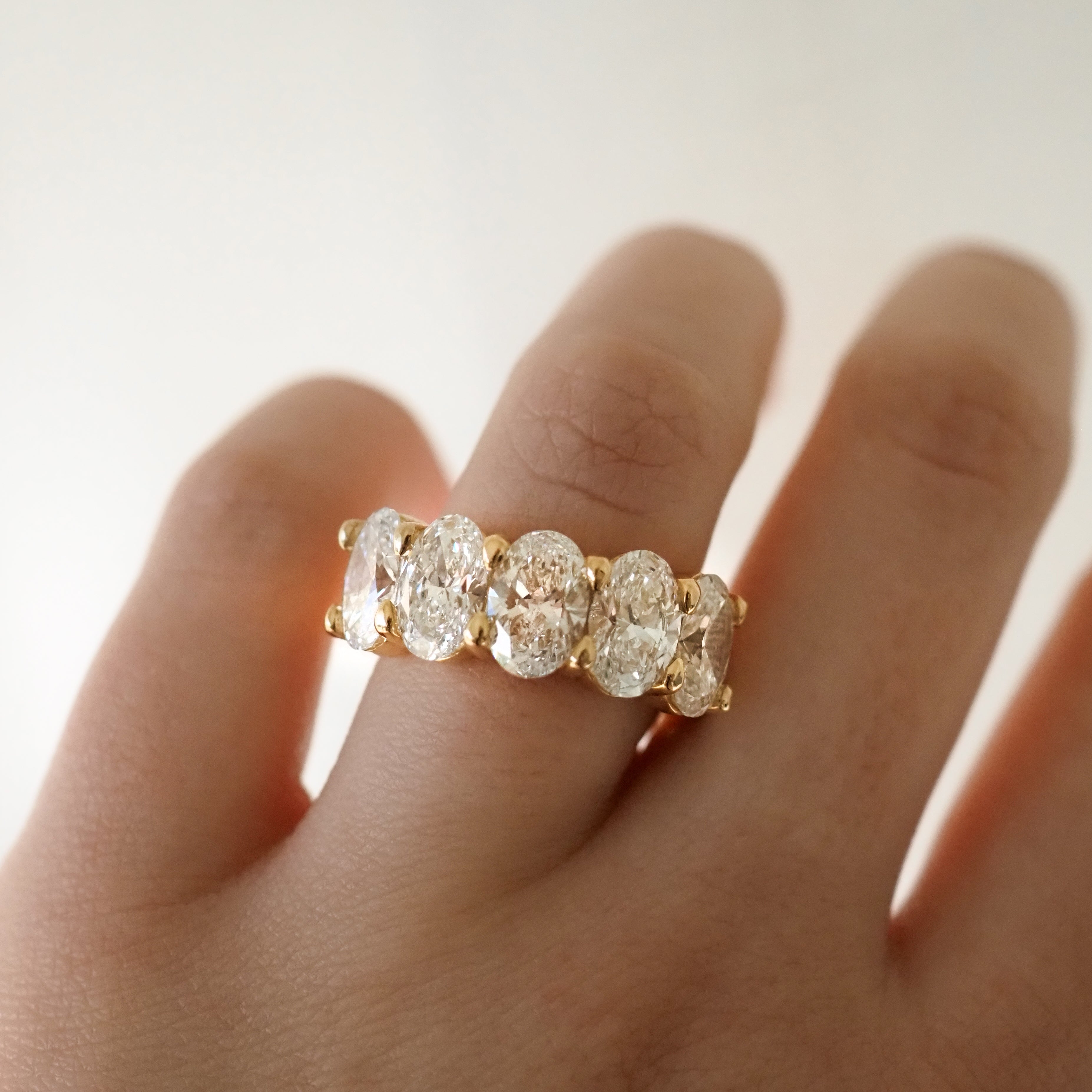Cera | 5ct Oval Eternity Lab-Grown Diamond Ring