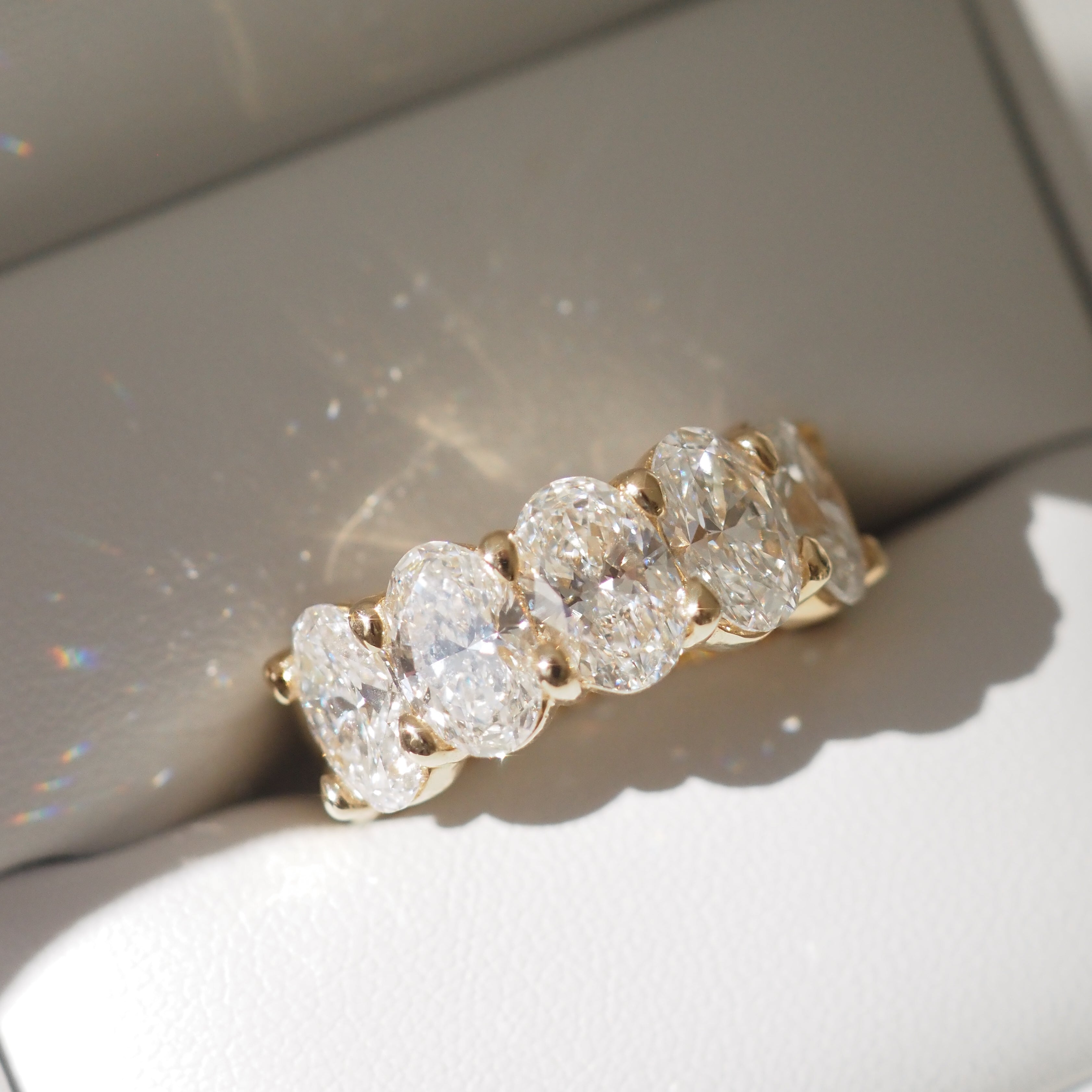Cera | 5ct Oval Eternity Lab-Grown Diamond Ring