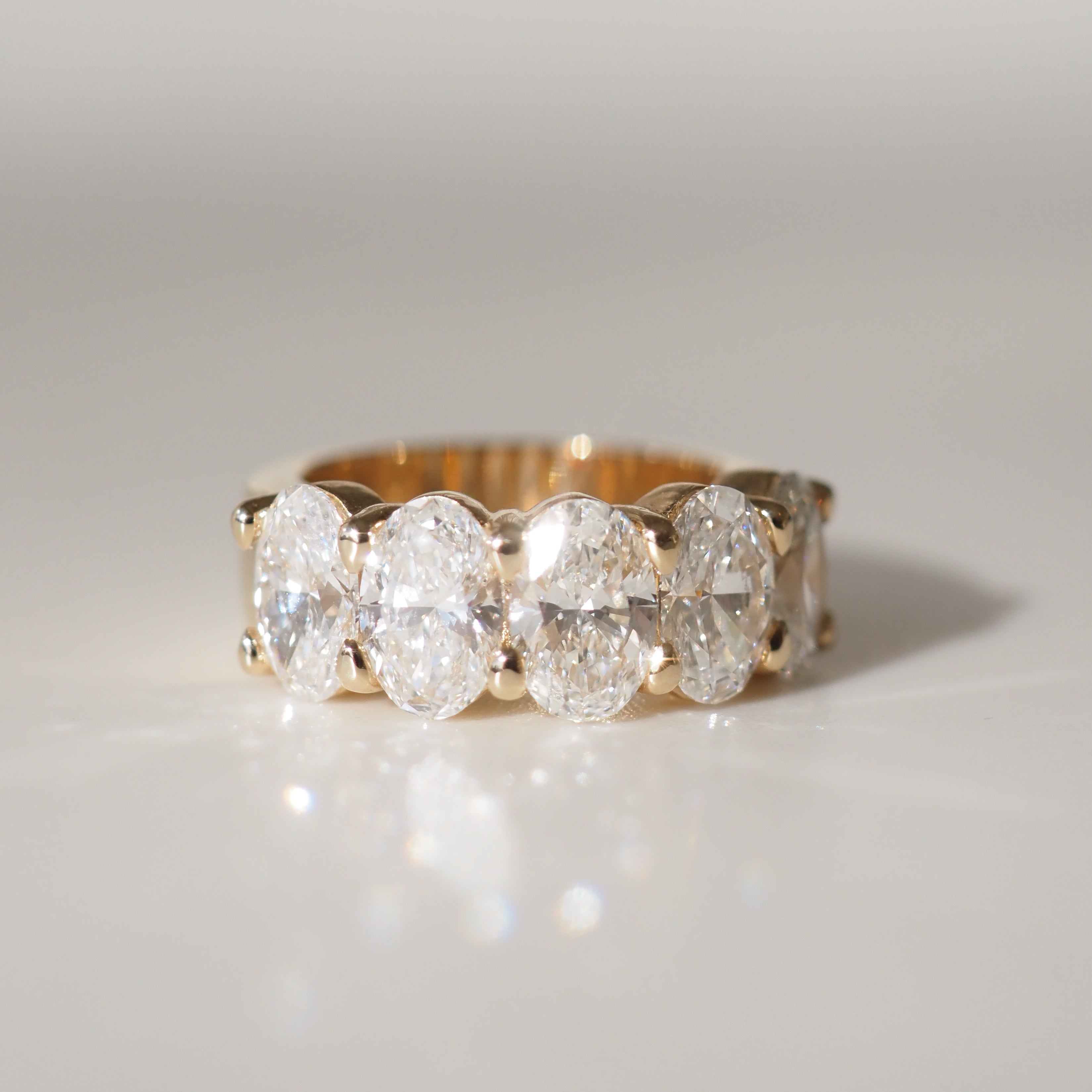 Cera | 5ct Oval Eternity Lab-Grown Diamond Ring