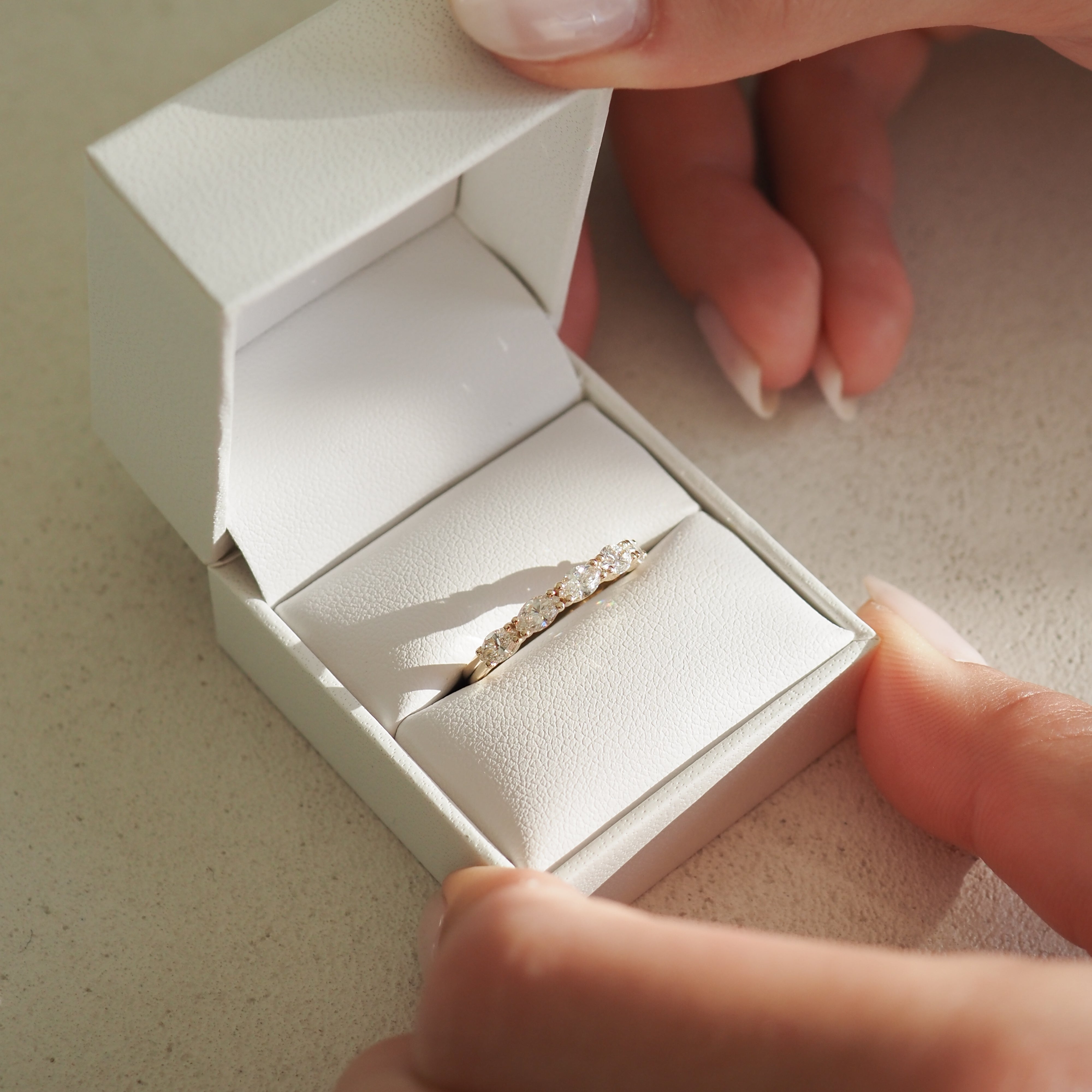 Chloe Marquise Lab Grown Diamond Wedding Ring Kate Kole