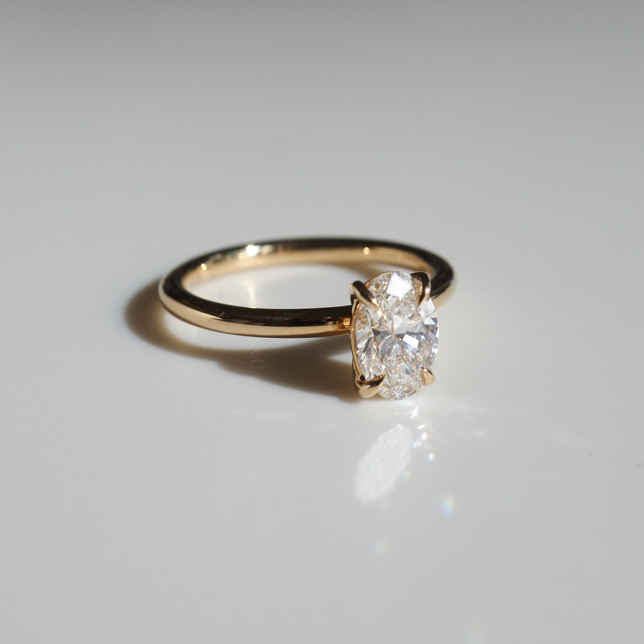 Clara | 1.05ct Oval Lab-Grown Diamond Engagement Ring Ready To Wear