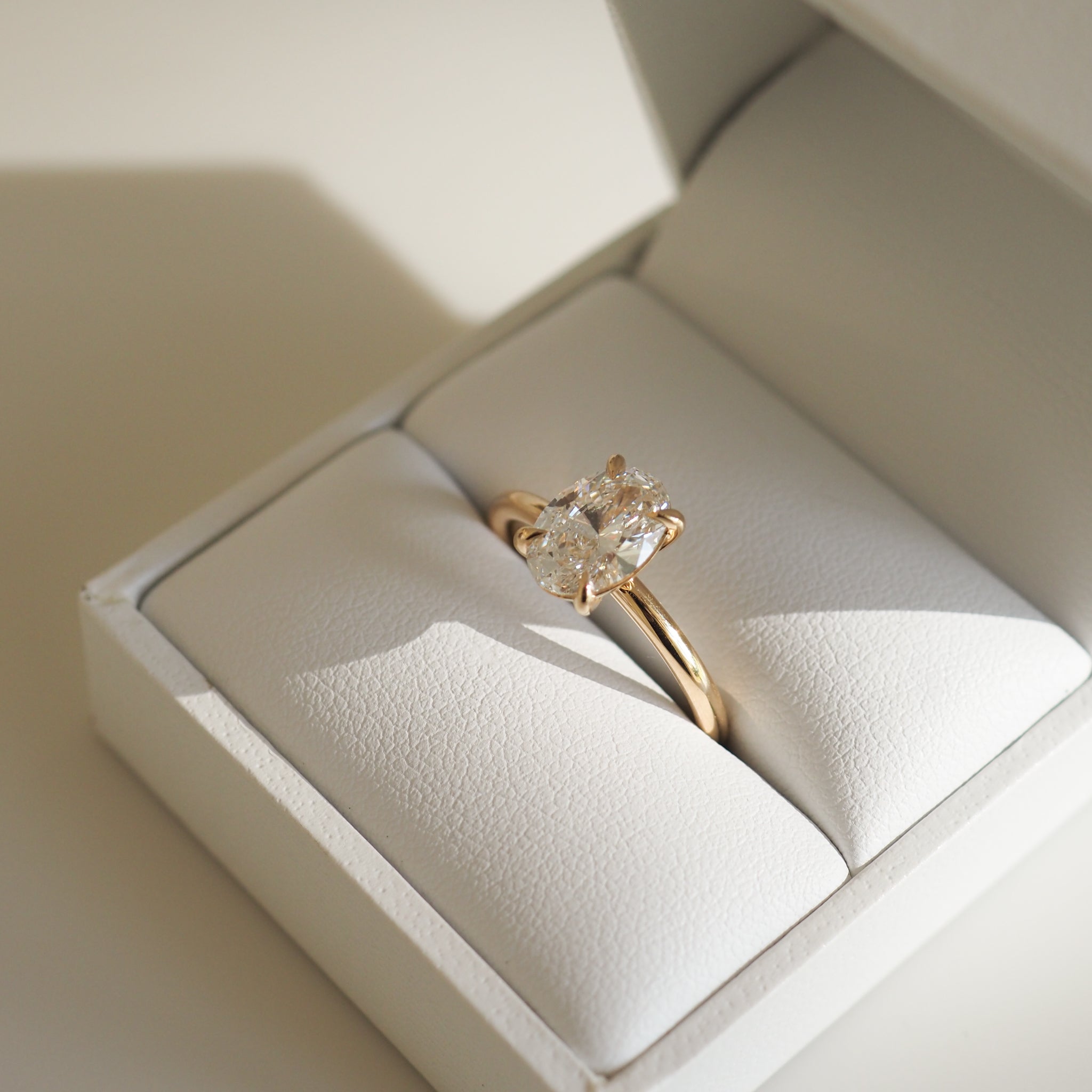 Clara | 1.31ct Oval Lab-Grown Diamond Engagement Ring Ready To Wear