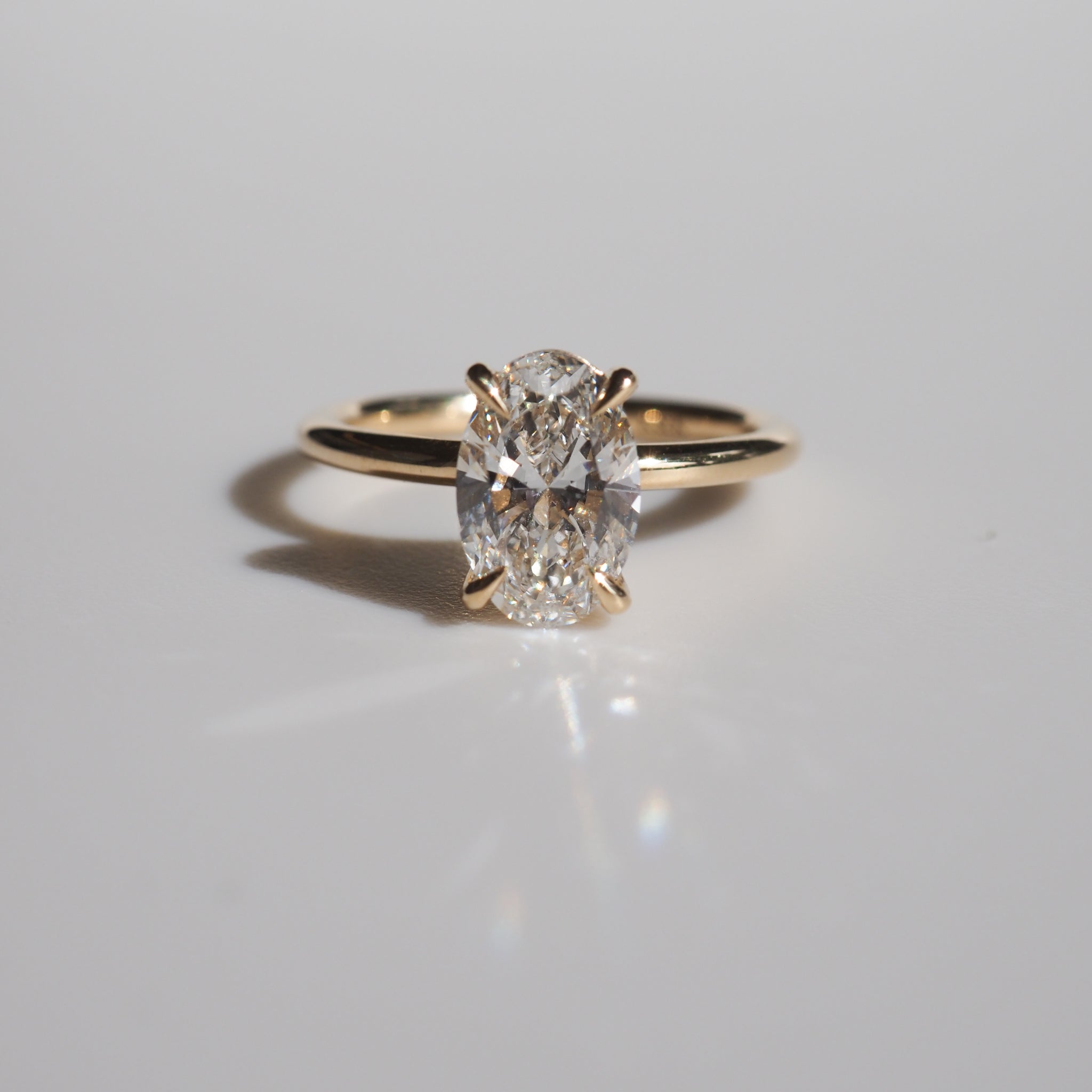 Clara | 1.56ct Oval Lab-Grown Diamond Engagement Ring Ready To Wear