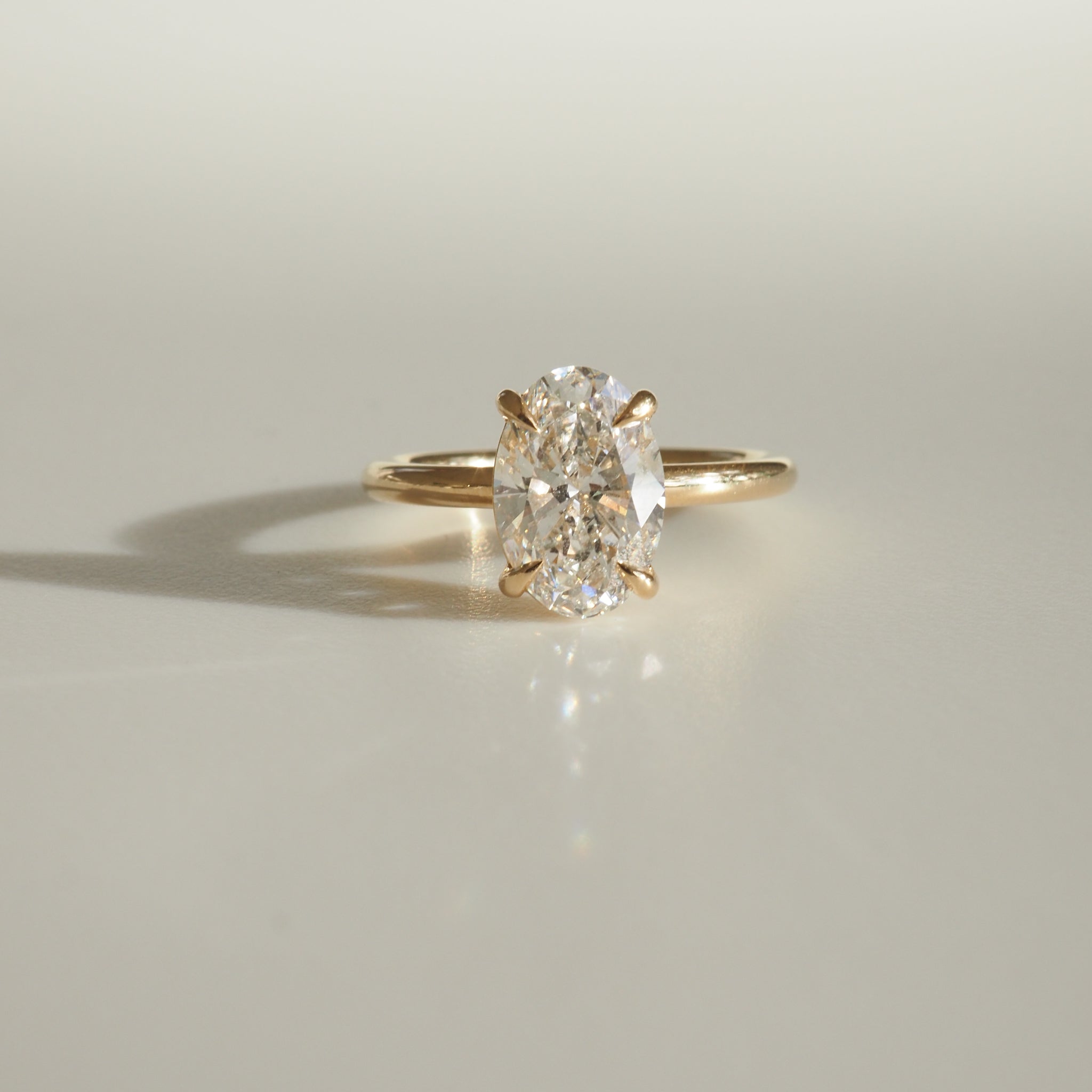 Clara | 2.03ct Oval Lab-Grown Diamond Engagement Ring Ready To Wear