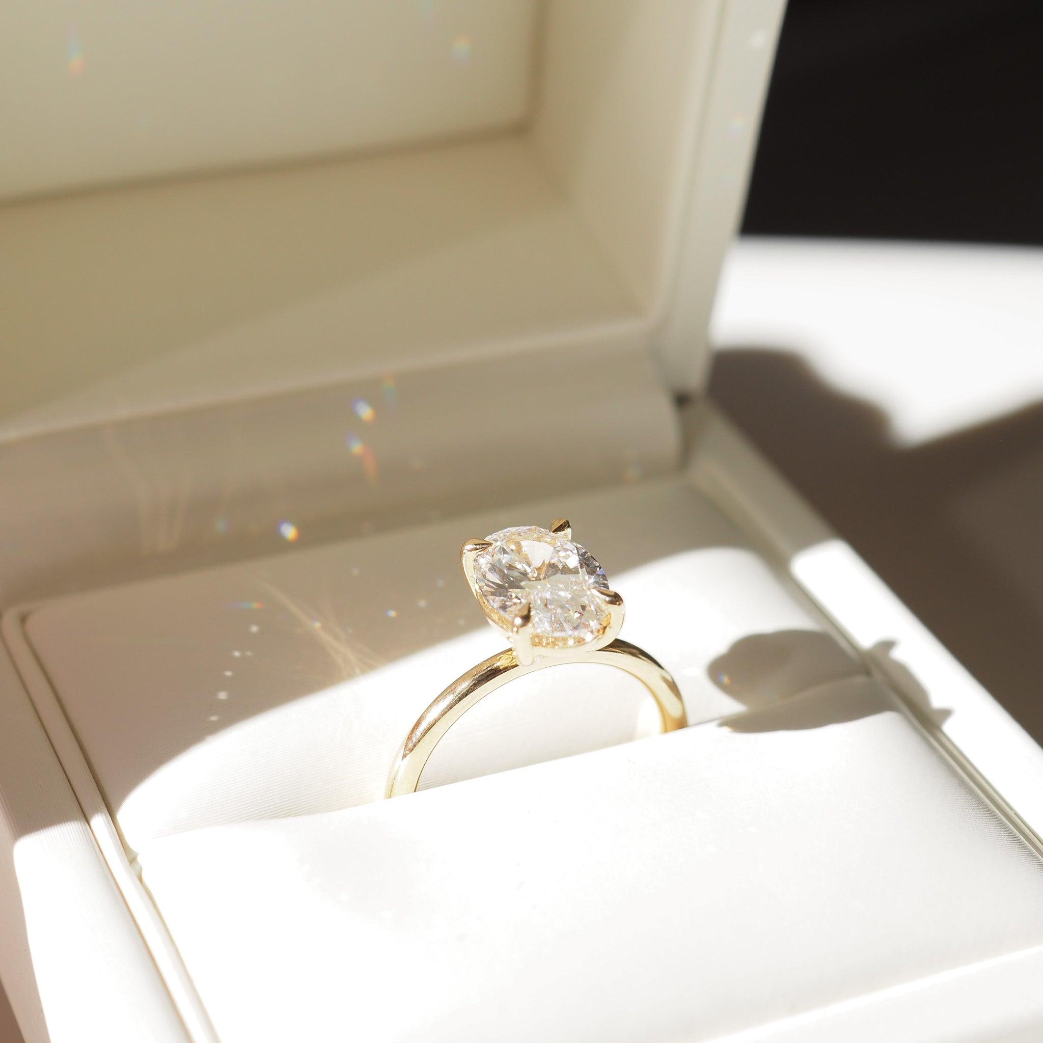 Clara | 2ct Oval Solitaire Engagement Ring
