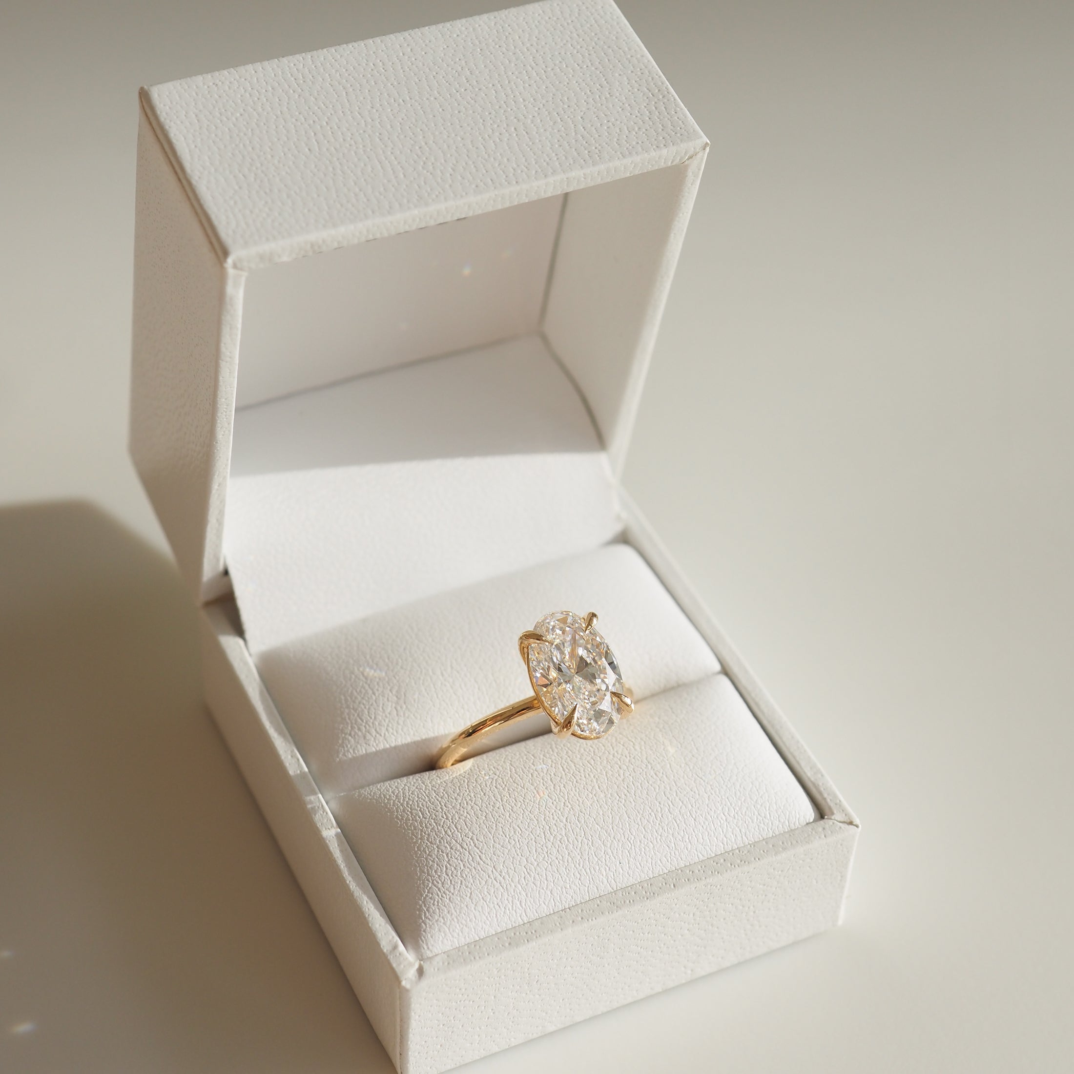 Clara | 3ct Oval Solitaire Lab-Grown Diamond Engagement Ring