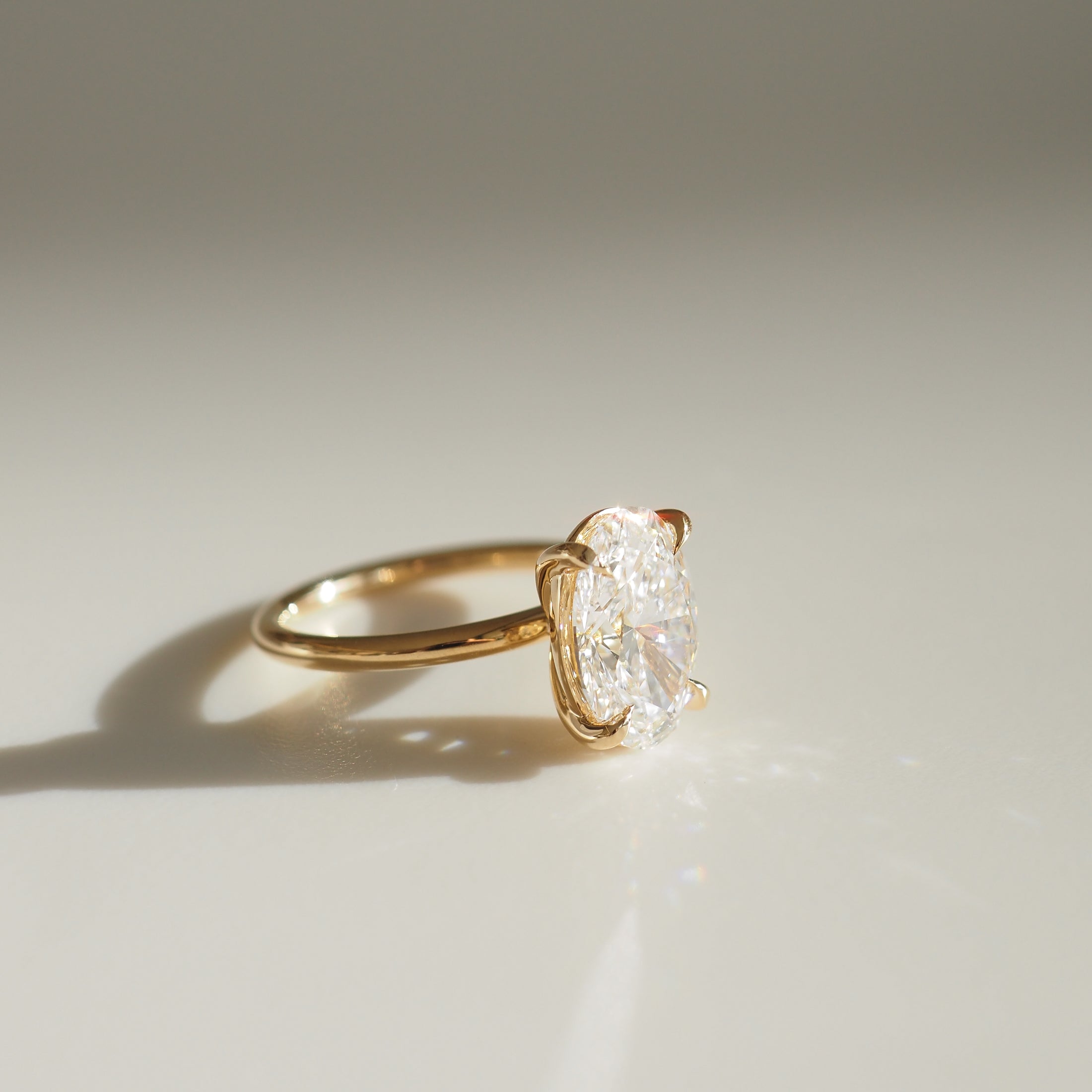 Clara | 3ct Oval Solitaire Lab-Grown Diamond Engagement Ring