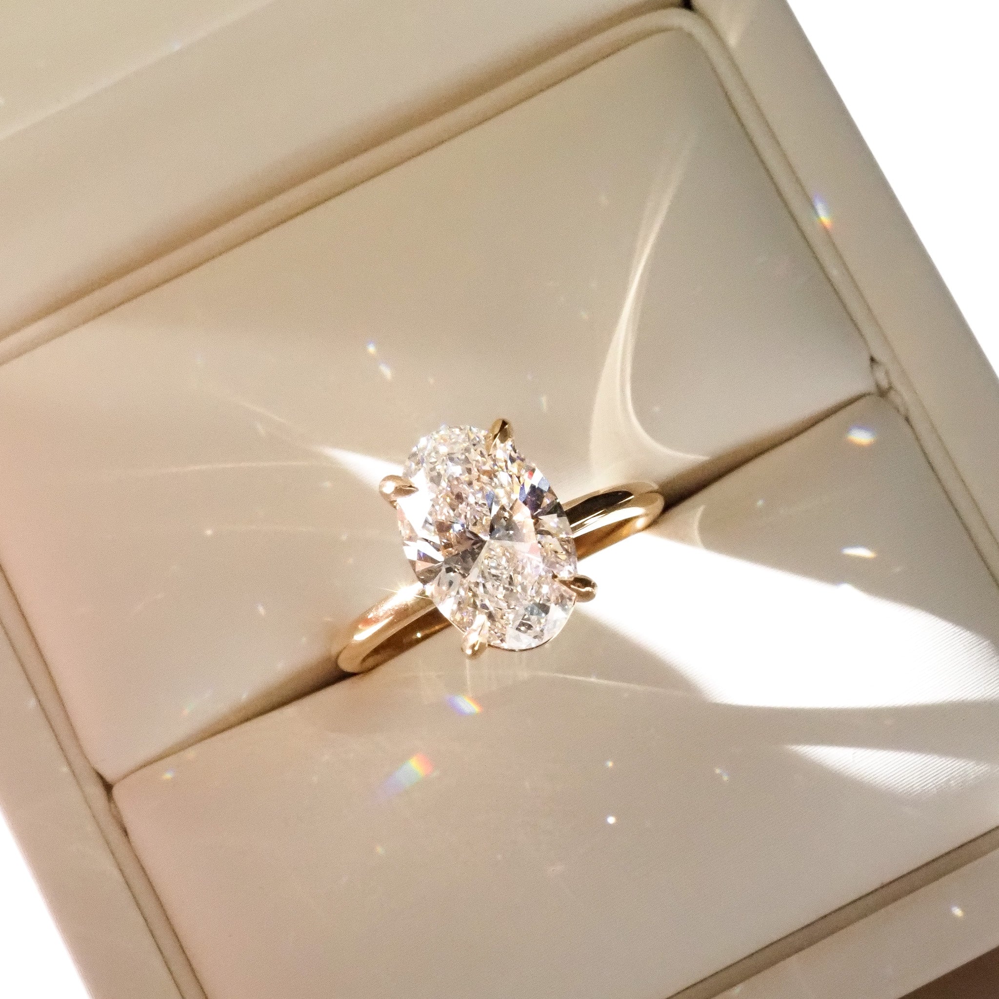 Clara | 3ct Solitaire Lab-Grown Diamond Engagement Ring