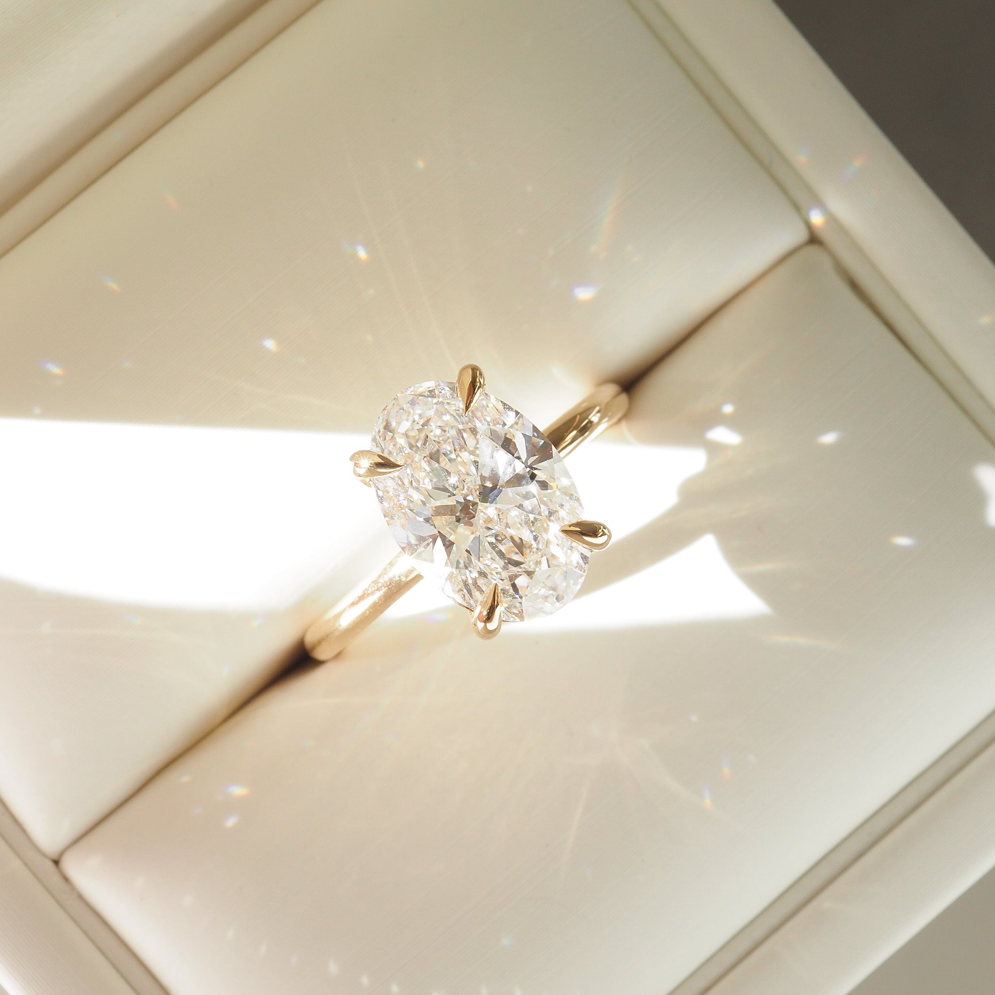 Clara | 3ct Oval Solitaire Lab-Grown Diamond Ring