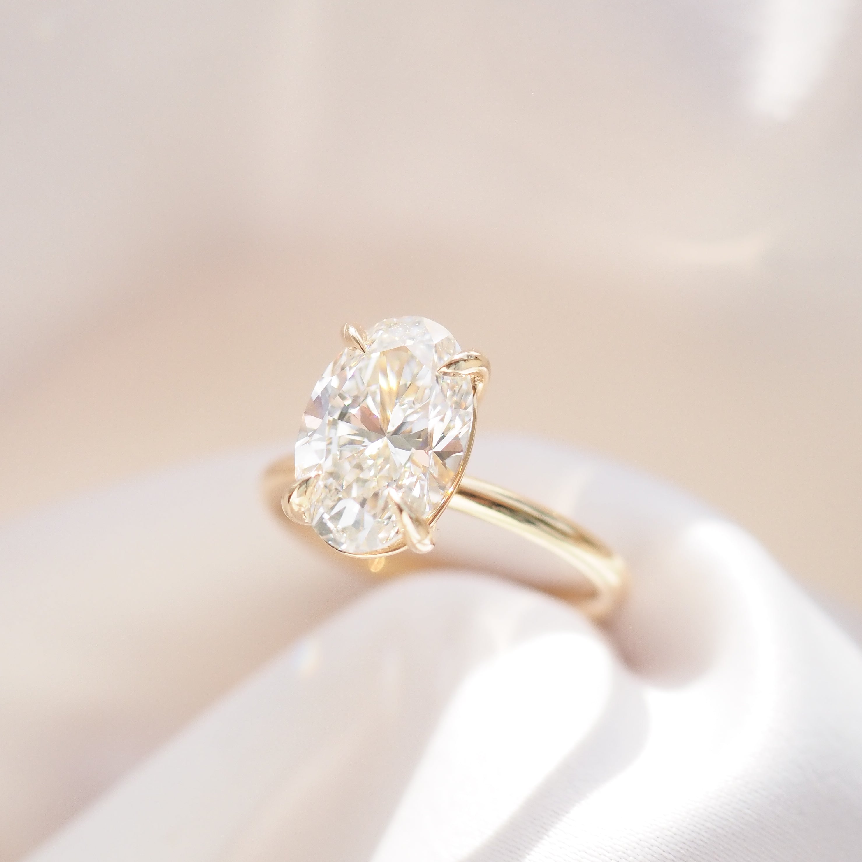 Clara | 3ct Oval Solitaire Lab-Grown Diamond Ring