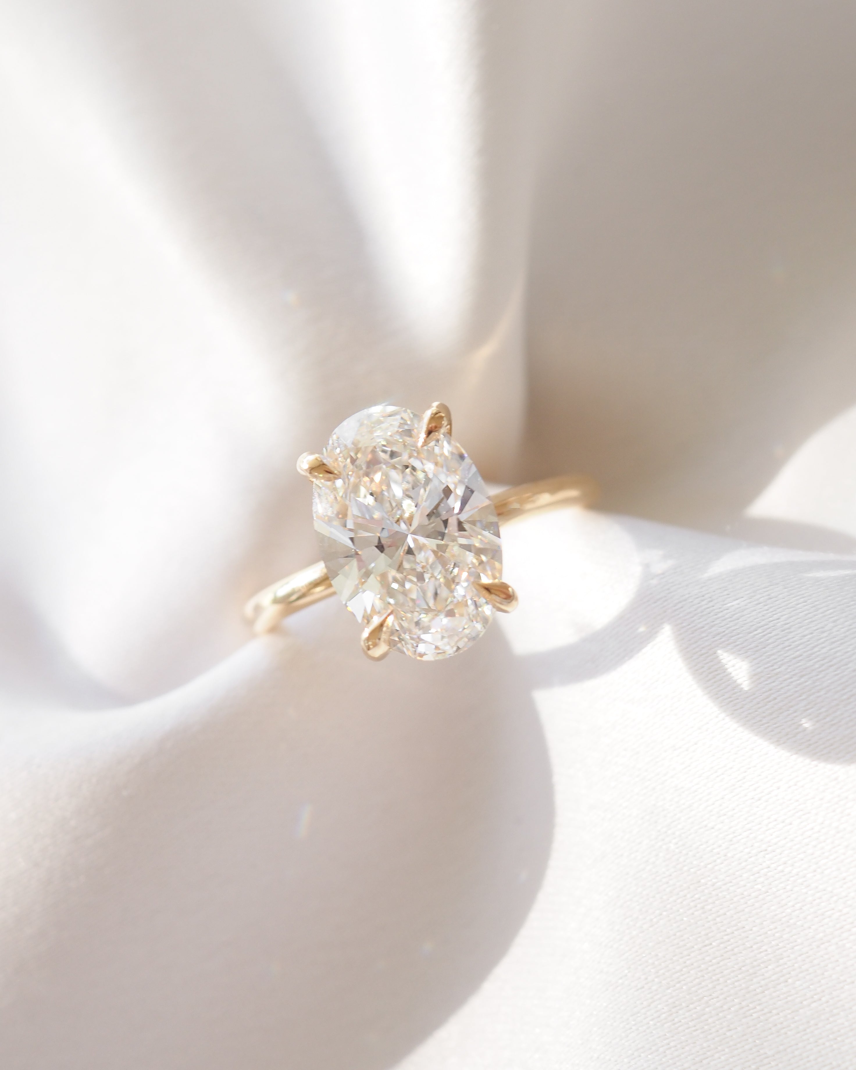 Clara | 3ct Oval Solitaire Lab-Grown Diamond Ring