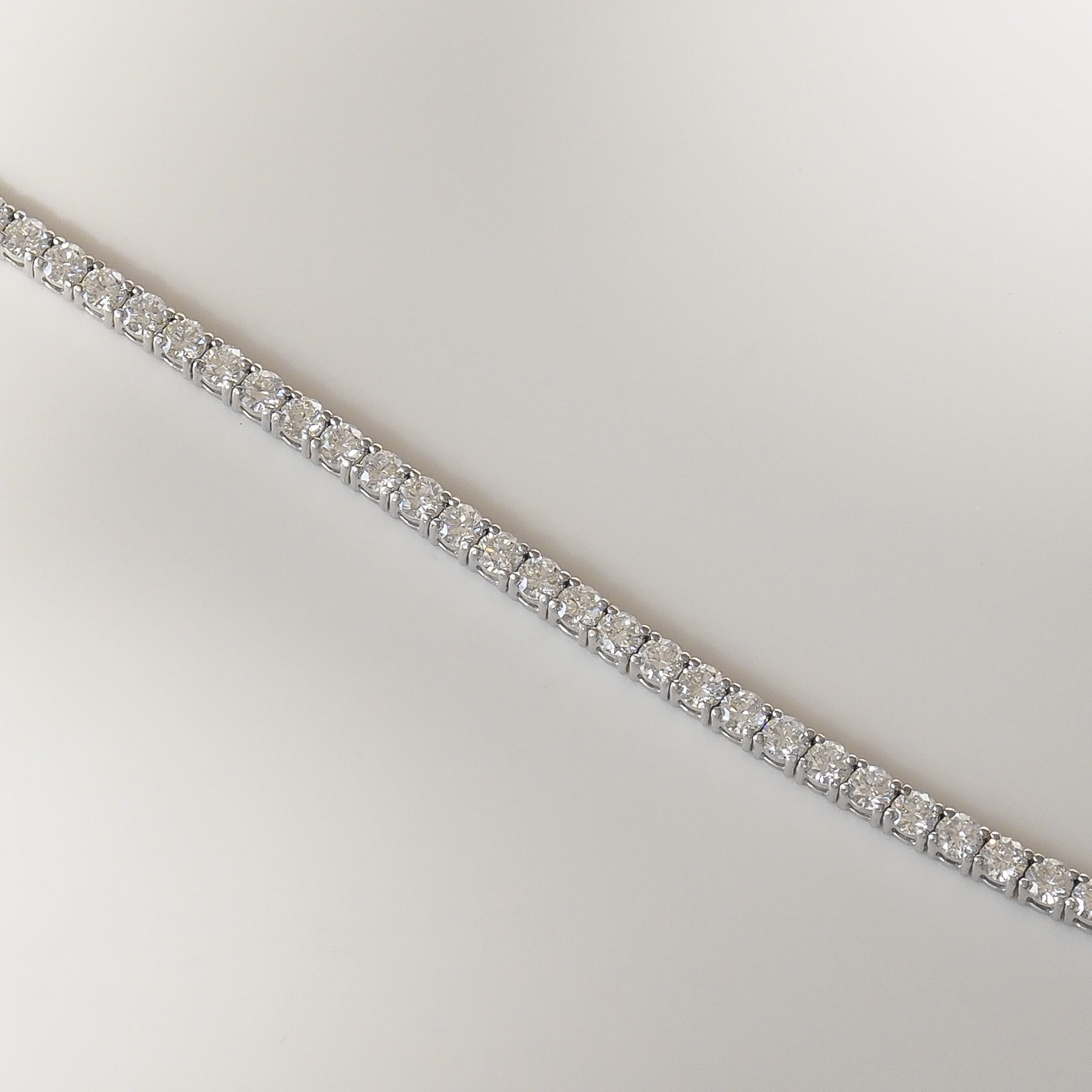 Tennis Necklace | 14ct White Gold Lab Grown Diamond Necklace