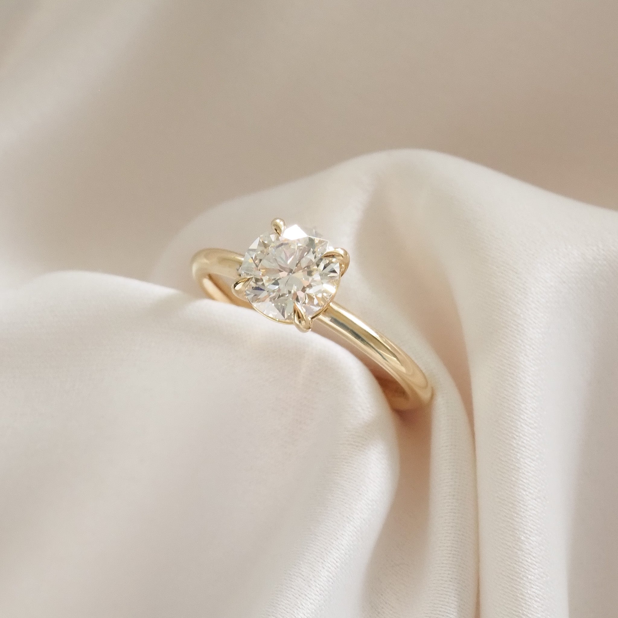 Cleo | 1ct Round Solitaire Lab-Grown Diamond Engagement Ring