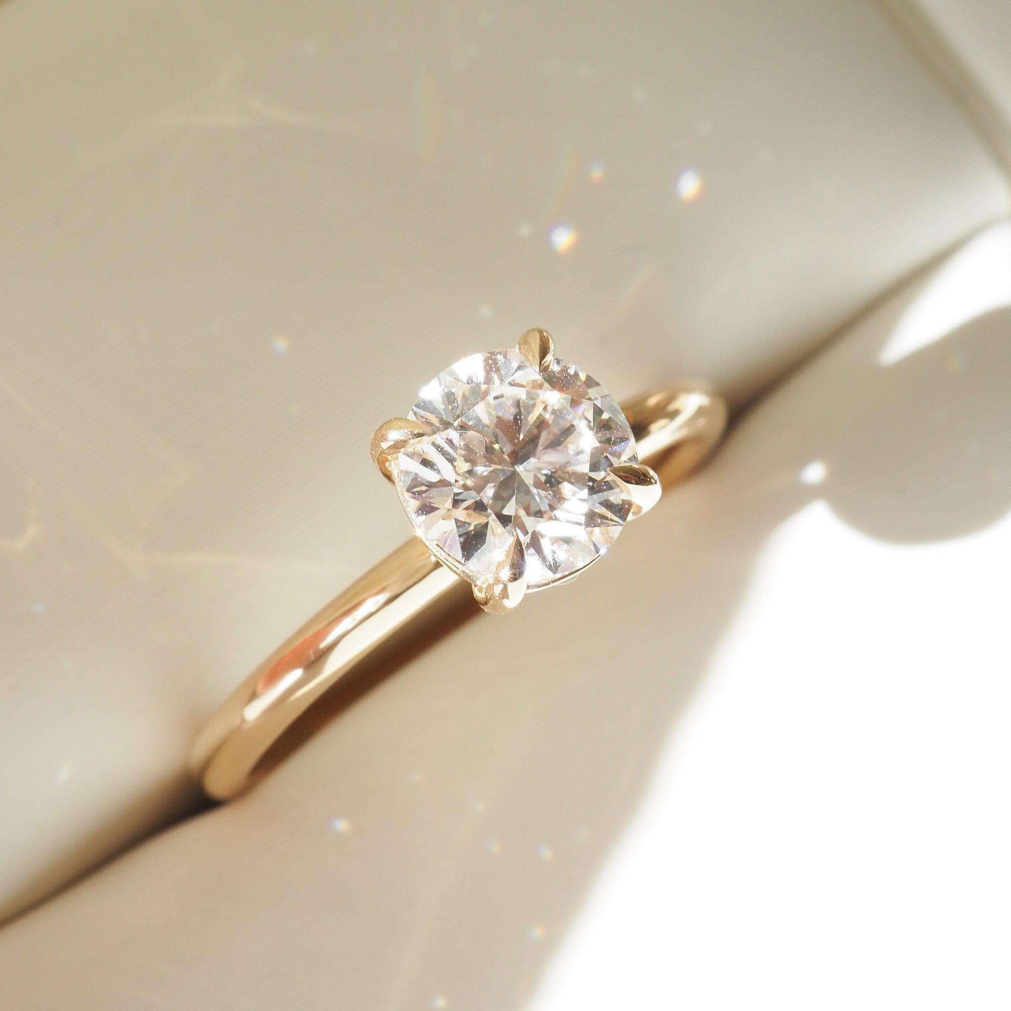 Cleo | 1ct Round Solitaire Lab-Grown Diamond Engagement Ring
