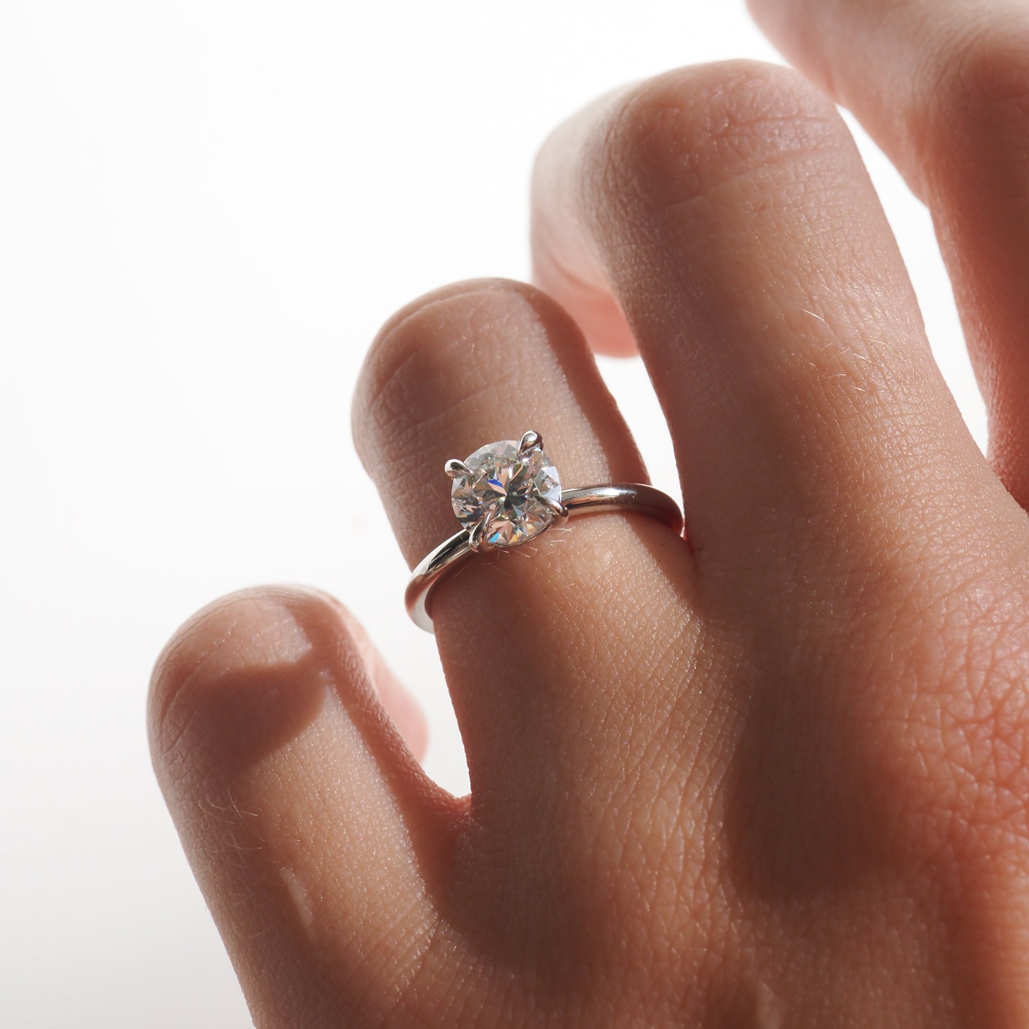 Cleo | 1.31ct Round Lab-Grown Diamond Engagement Ring