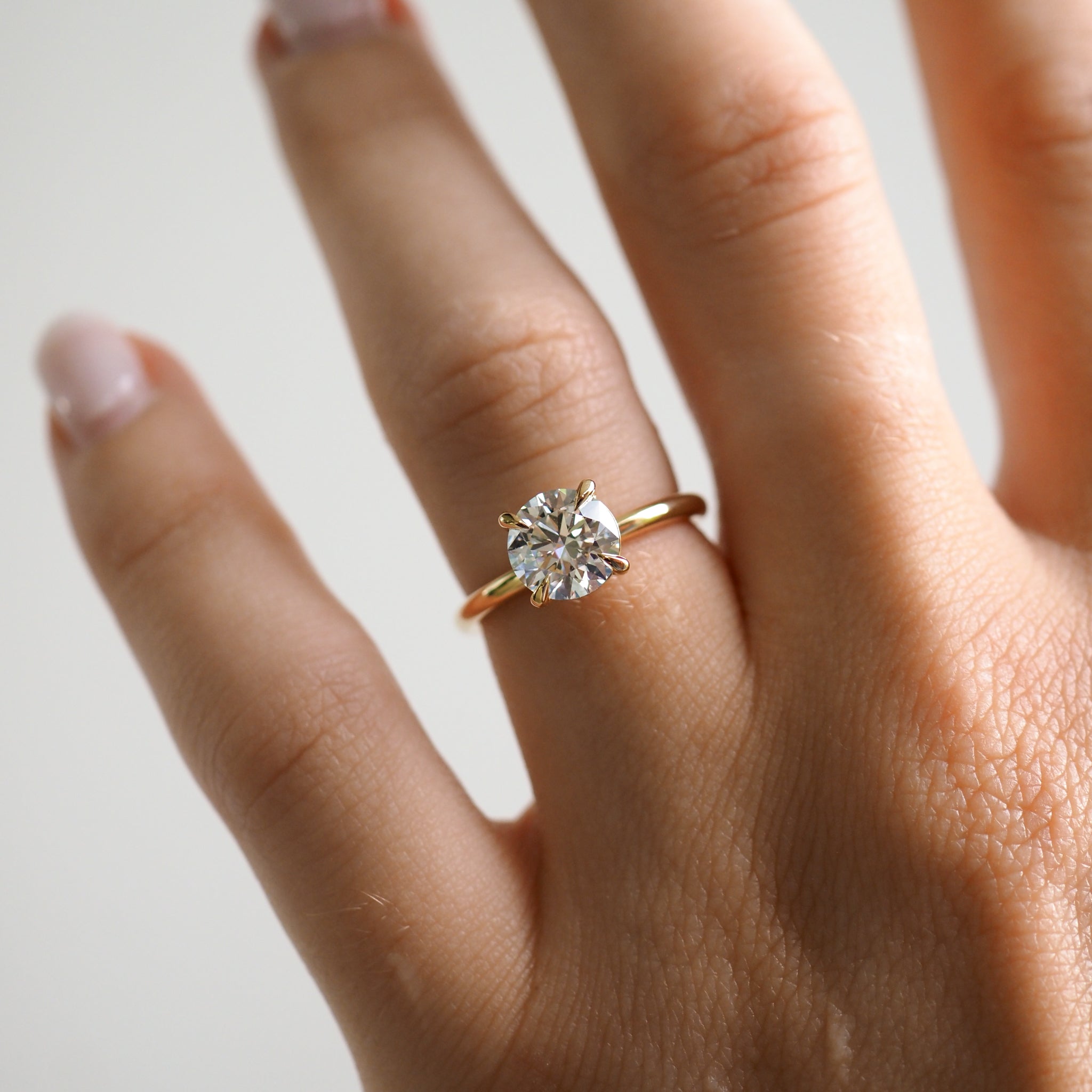 Cleo | 1.50ct Round Lab-Grown Diamond Engagement Ring
