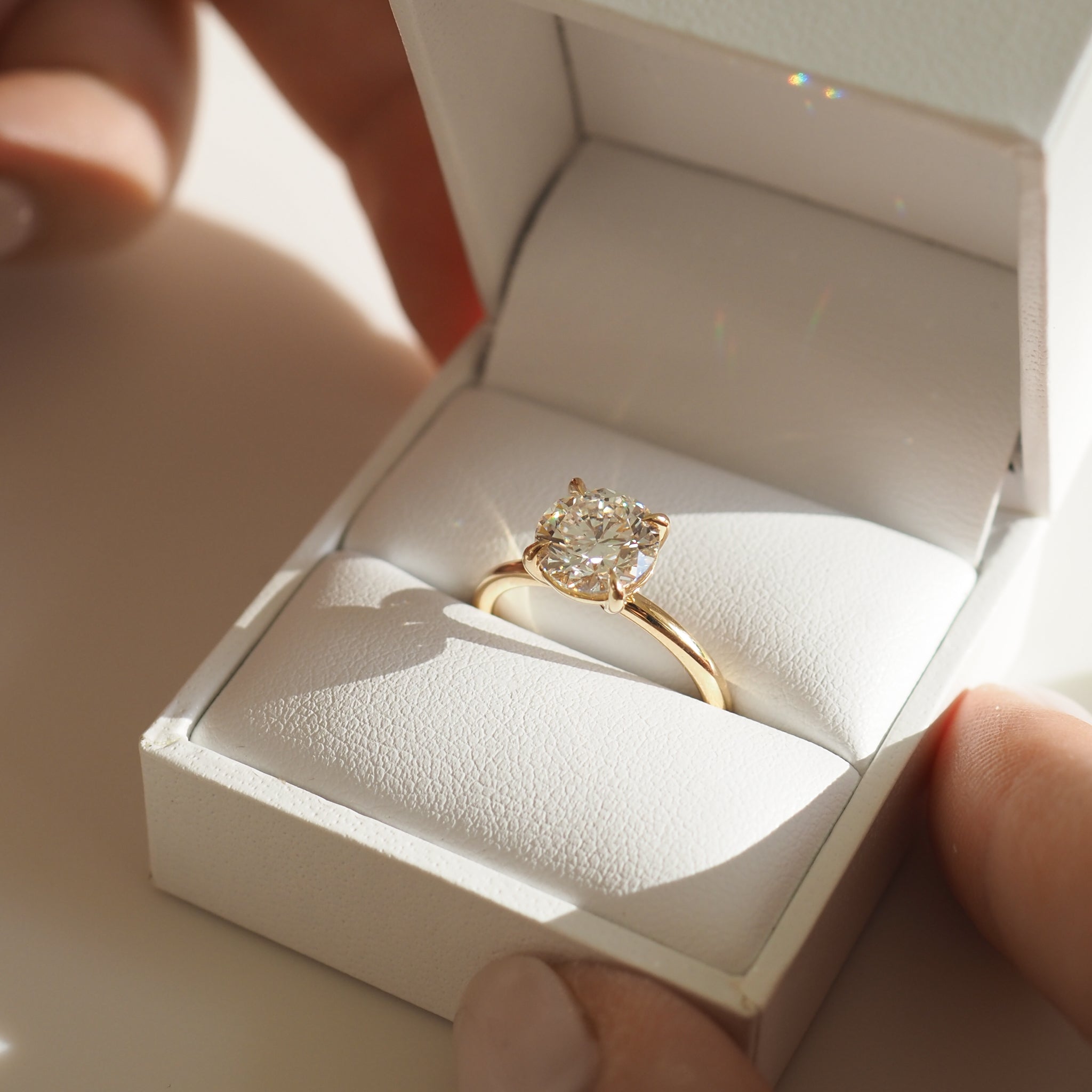 Cleo | 2.06ct Round Lab-Grown Diamond Engagement Ring