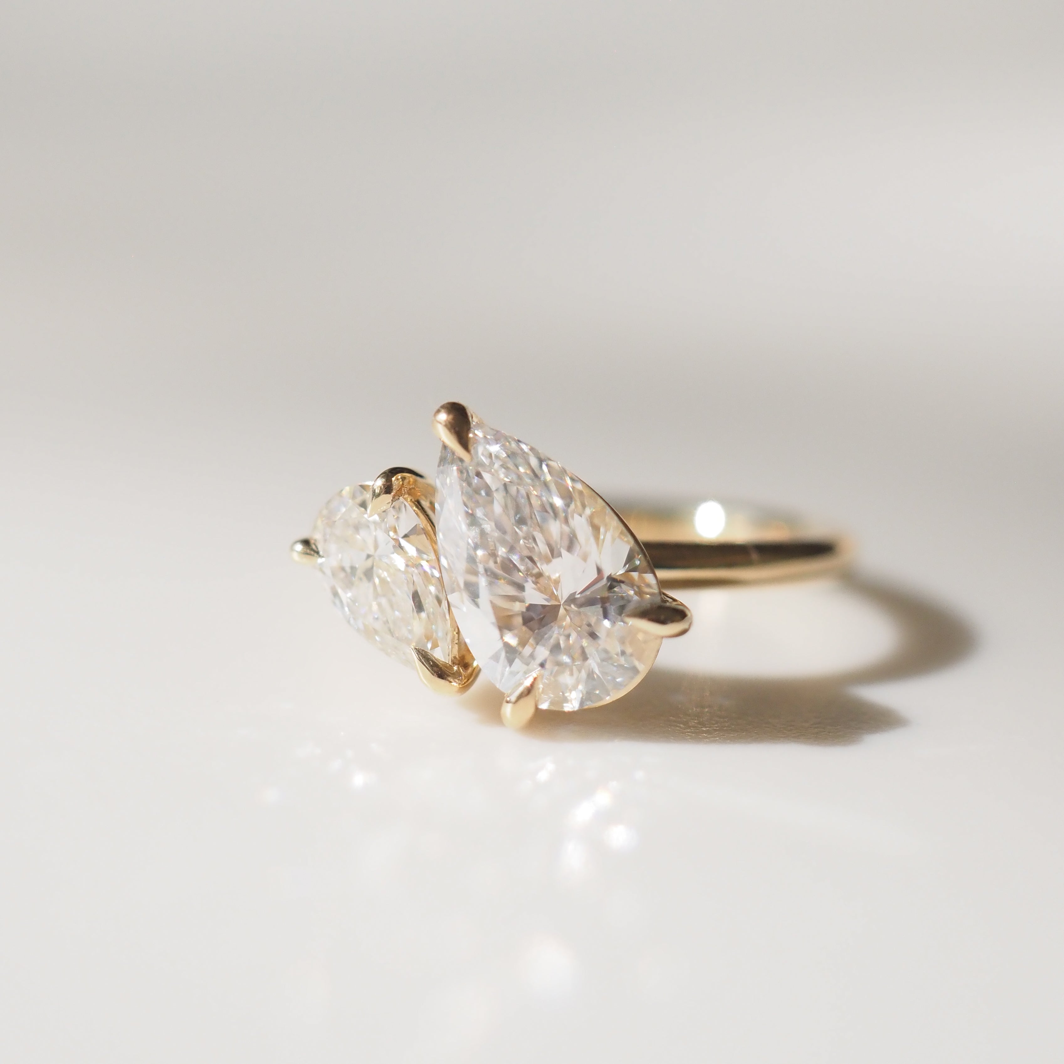 Duet™ | 1.5ct Pear Lab-Grown Diamond Ring