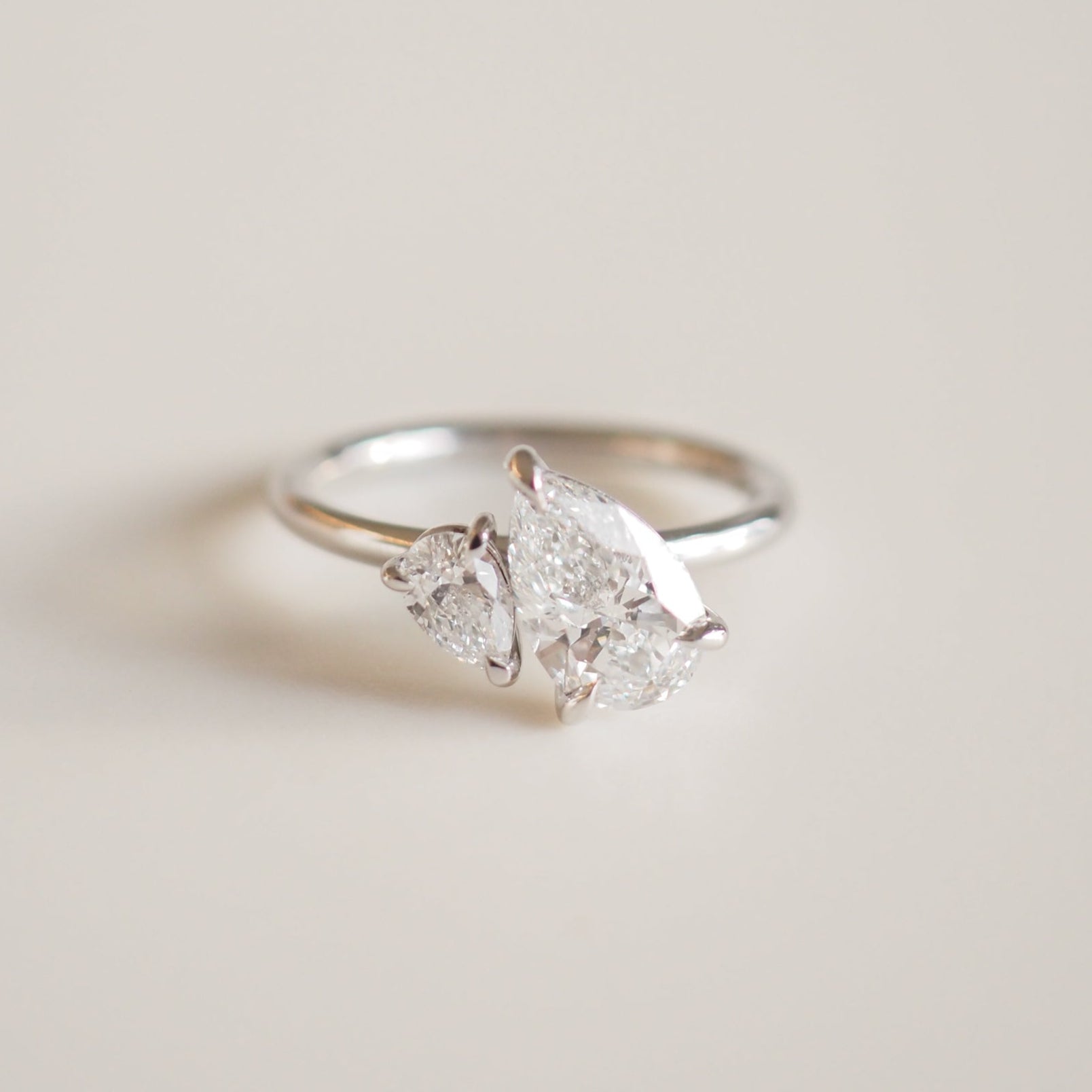Duet™ | 1.5ct Pear Duet Lab-Grown Diamond Engagement Ring