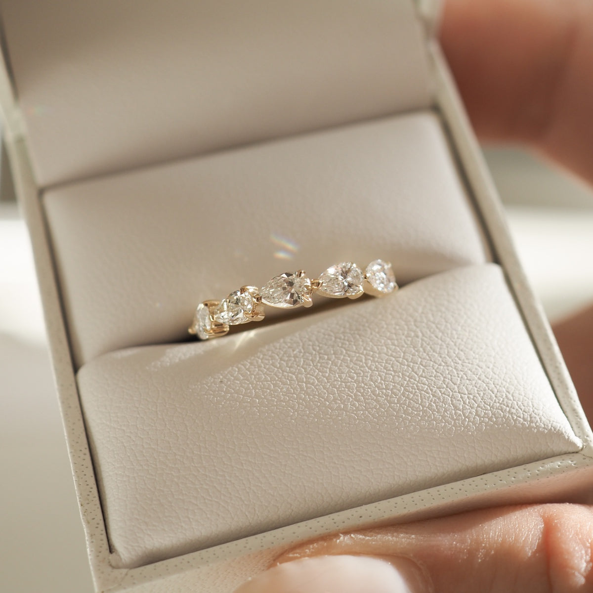 Ellery | Pear Lab-Grown Diamond Wedding Ring | Ready To Wear