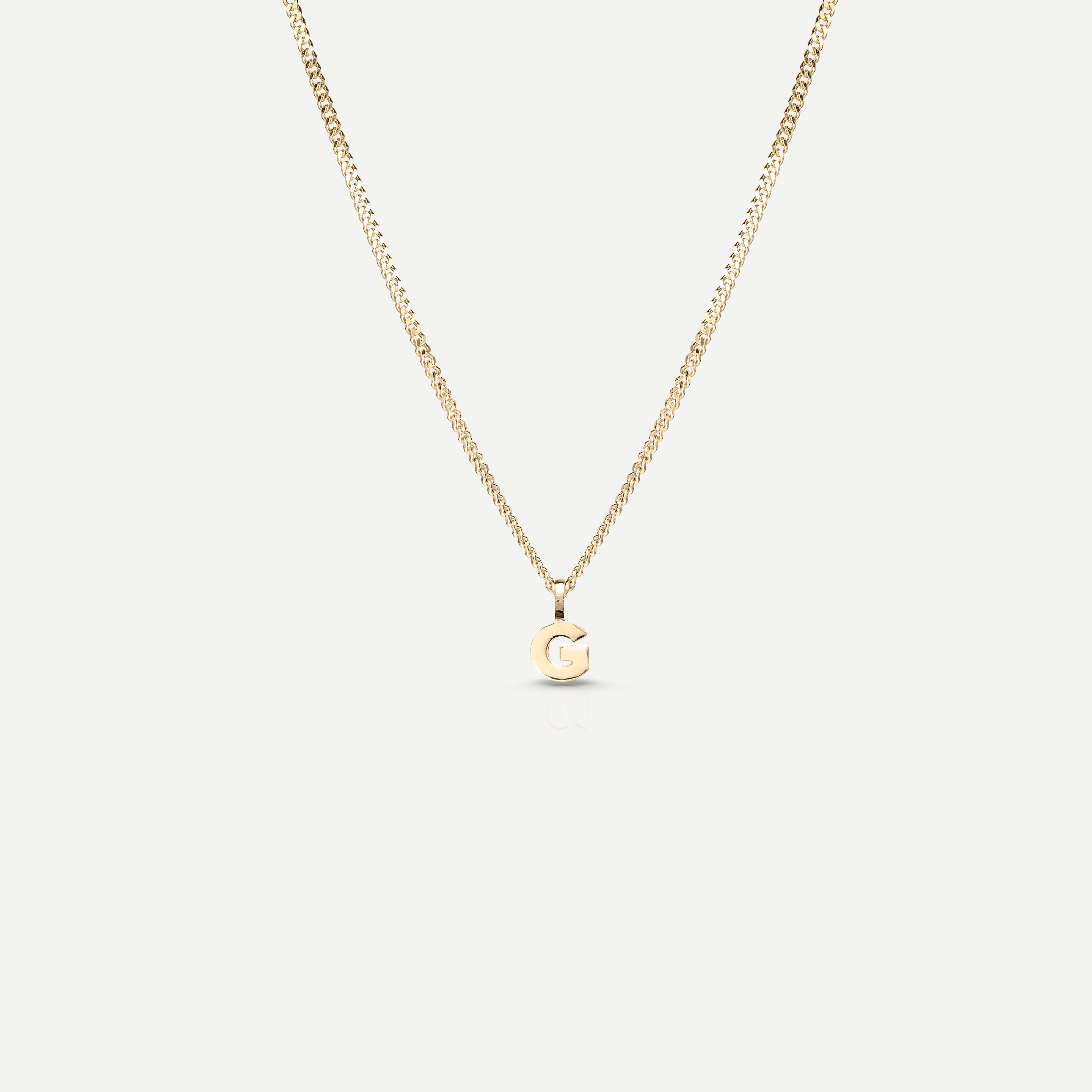 Tiny Letter Dangle Necklace